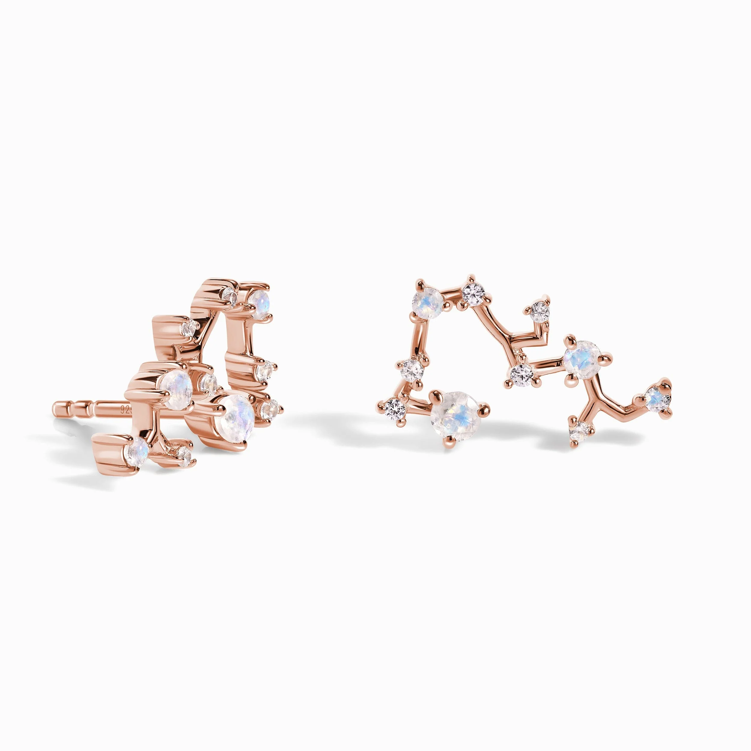 Moonstone Earrings - Sagittarius Zodiac Constellation - Image 3