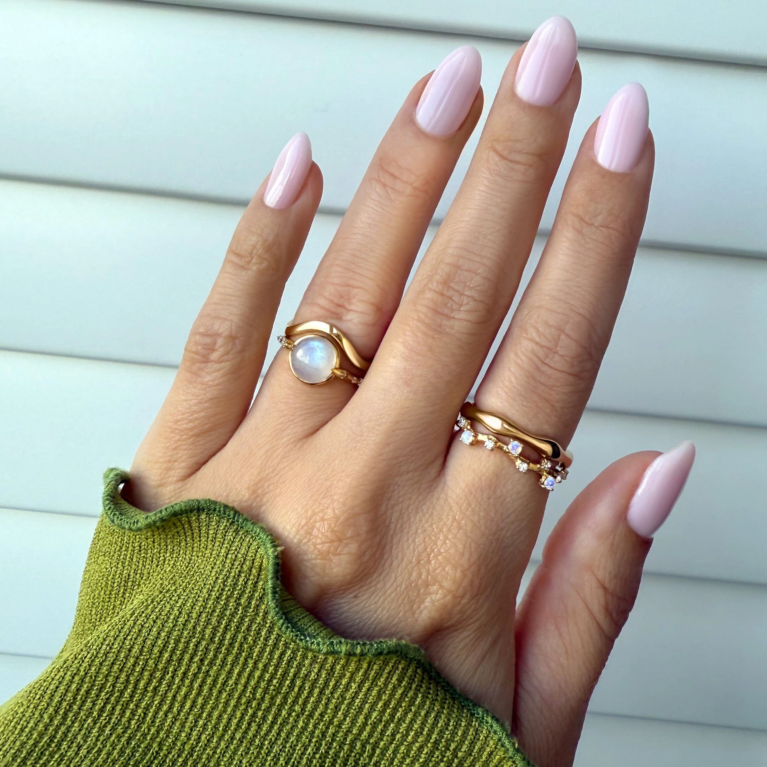Moonstone Energy Ring - Intuition Engraved - Image 14