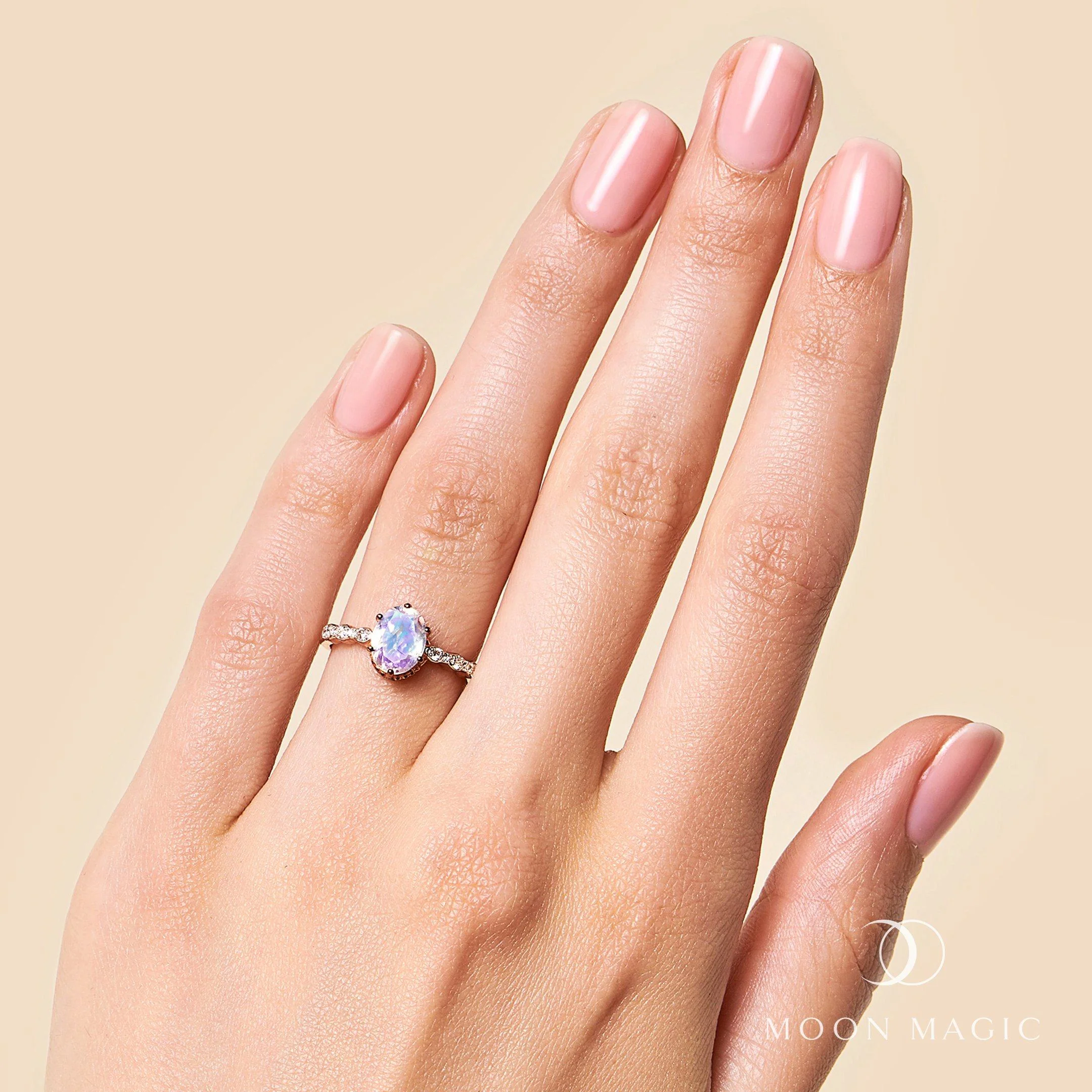 Moonstone Diamond Ring - Mirth - Image 27