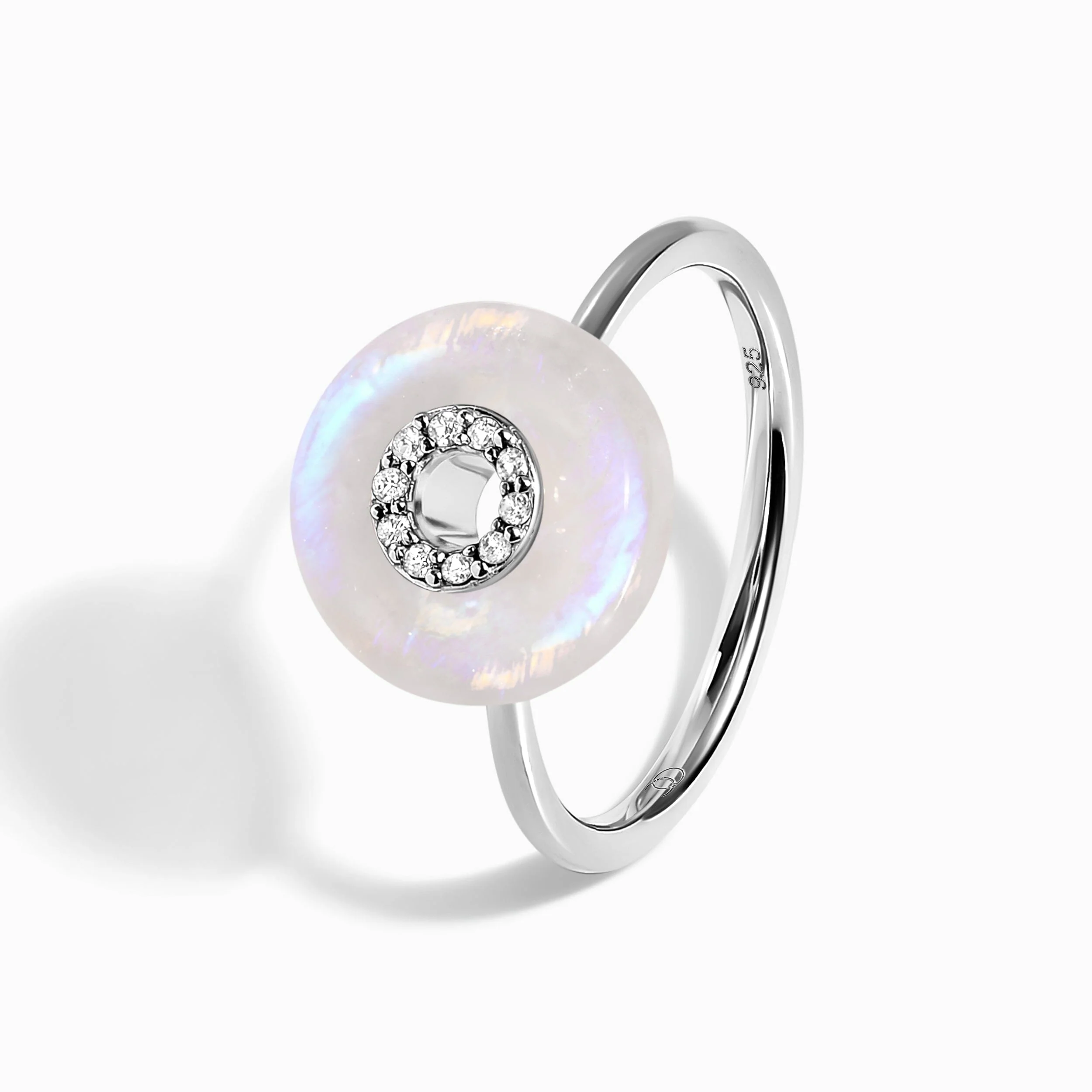 Moonstone Fidget Ring - Liora - Image 13