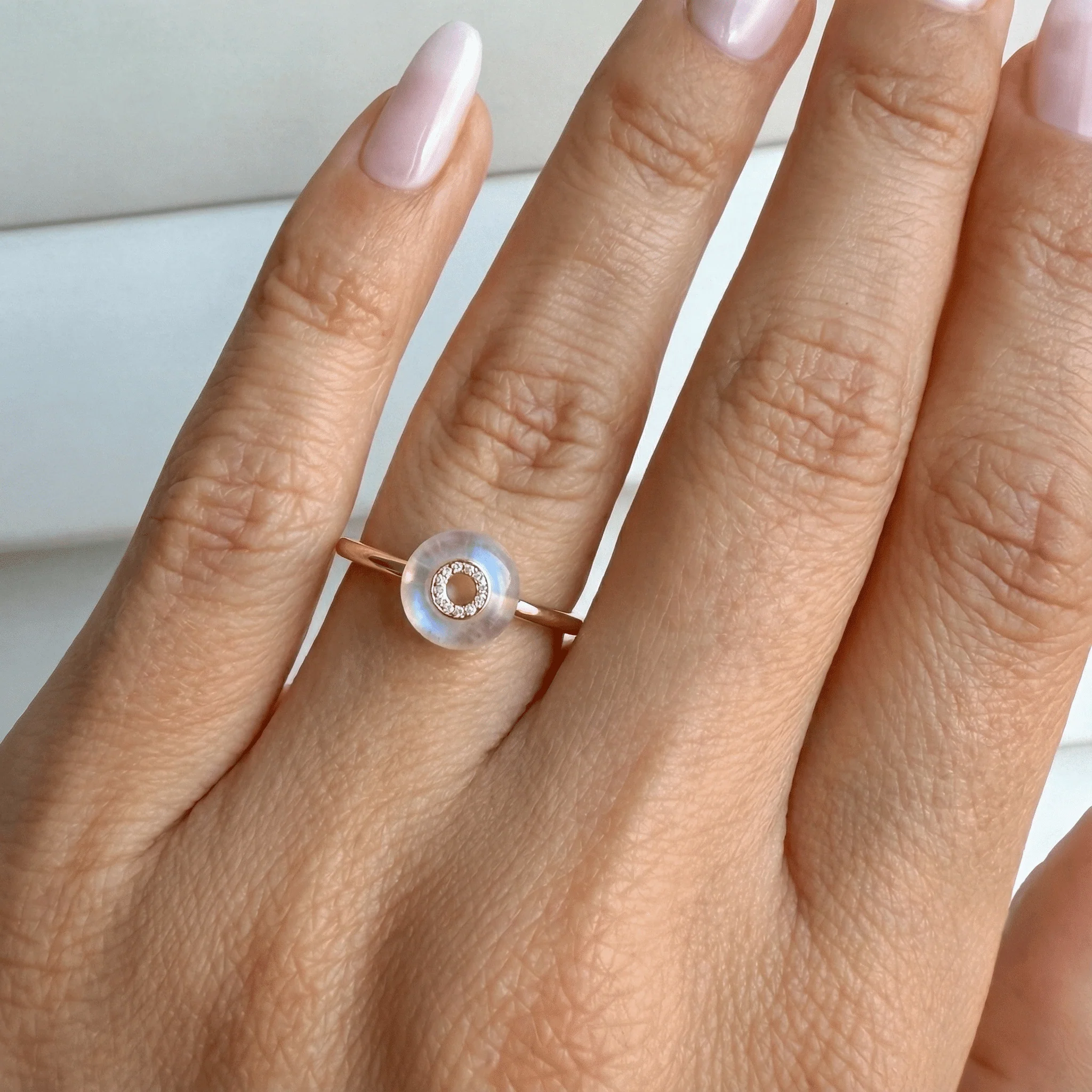 Moonstone Fidget Ring - Liora - Image 20