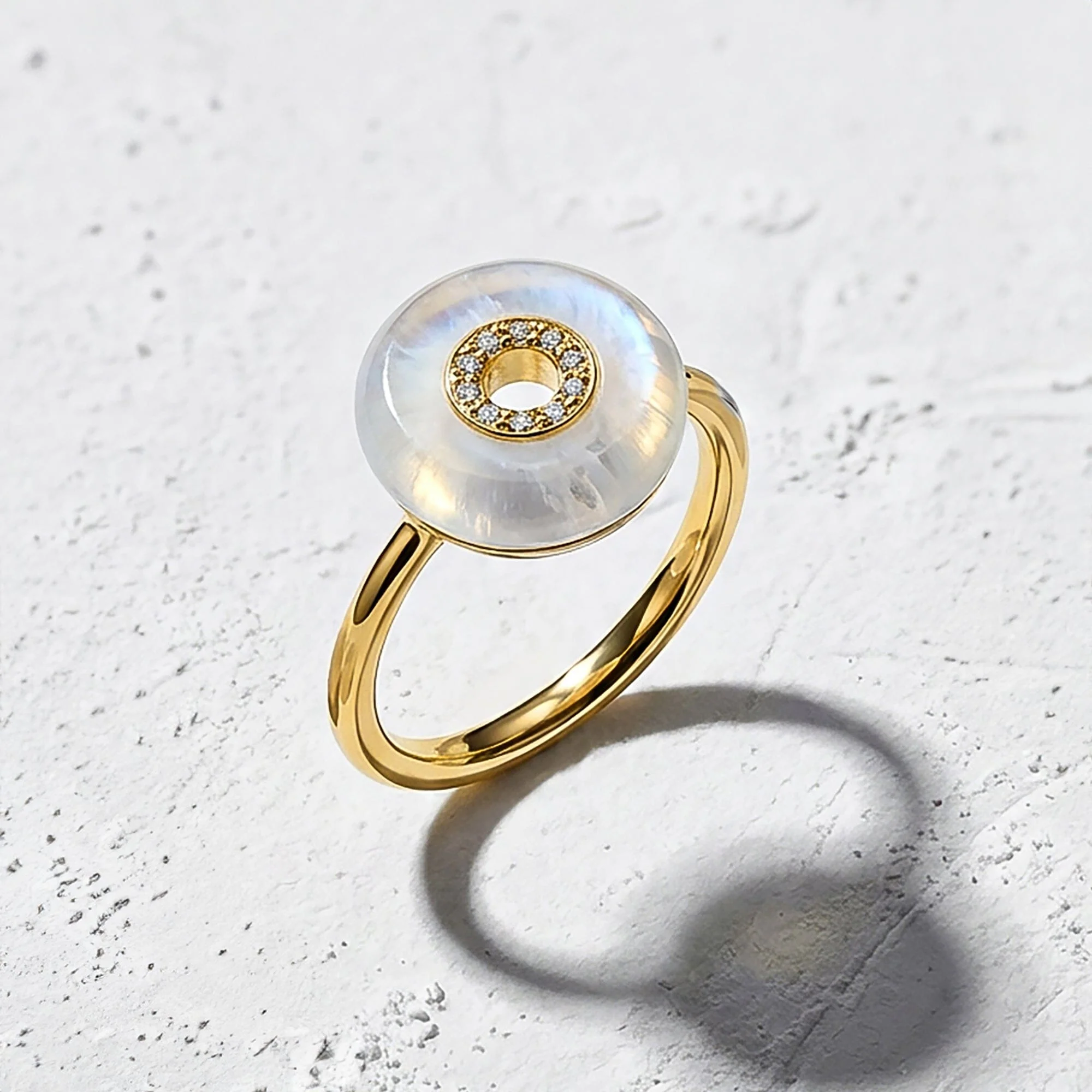 Moonstone Fidget Ring - Liora - Image 23