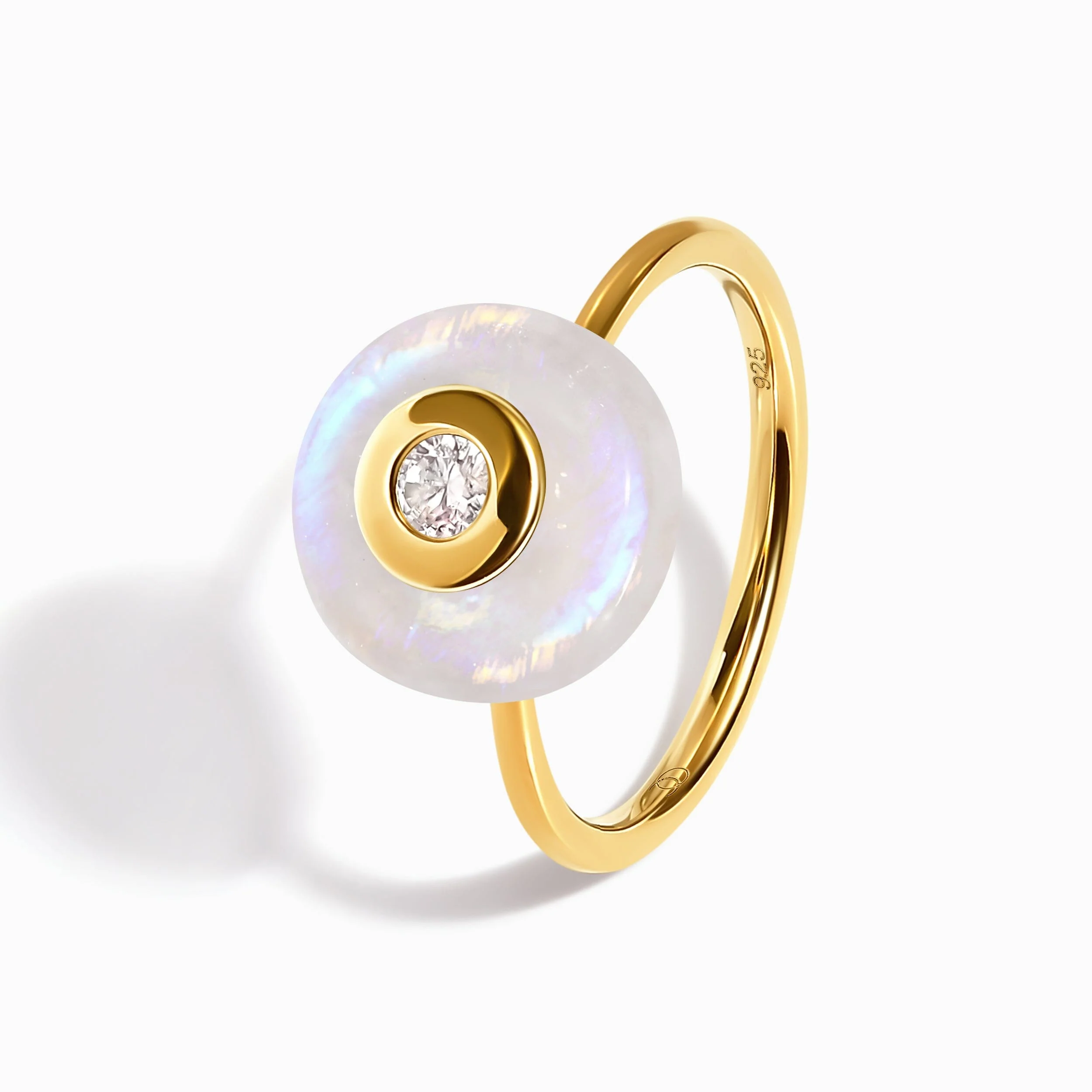 Moonstone Fidget Ring - Ora - Image 14