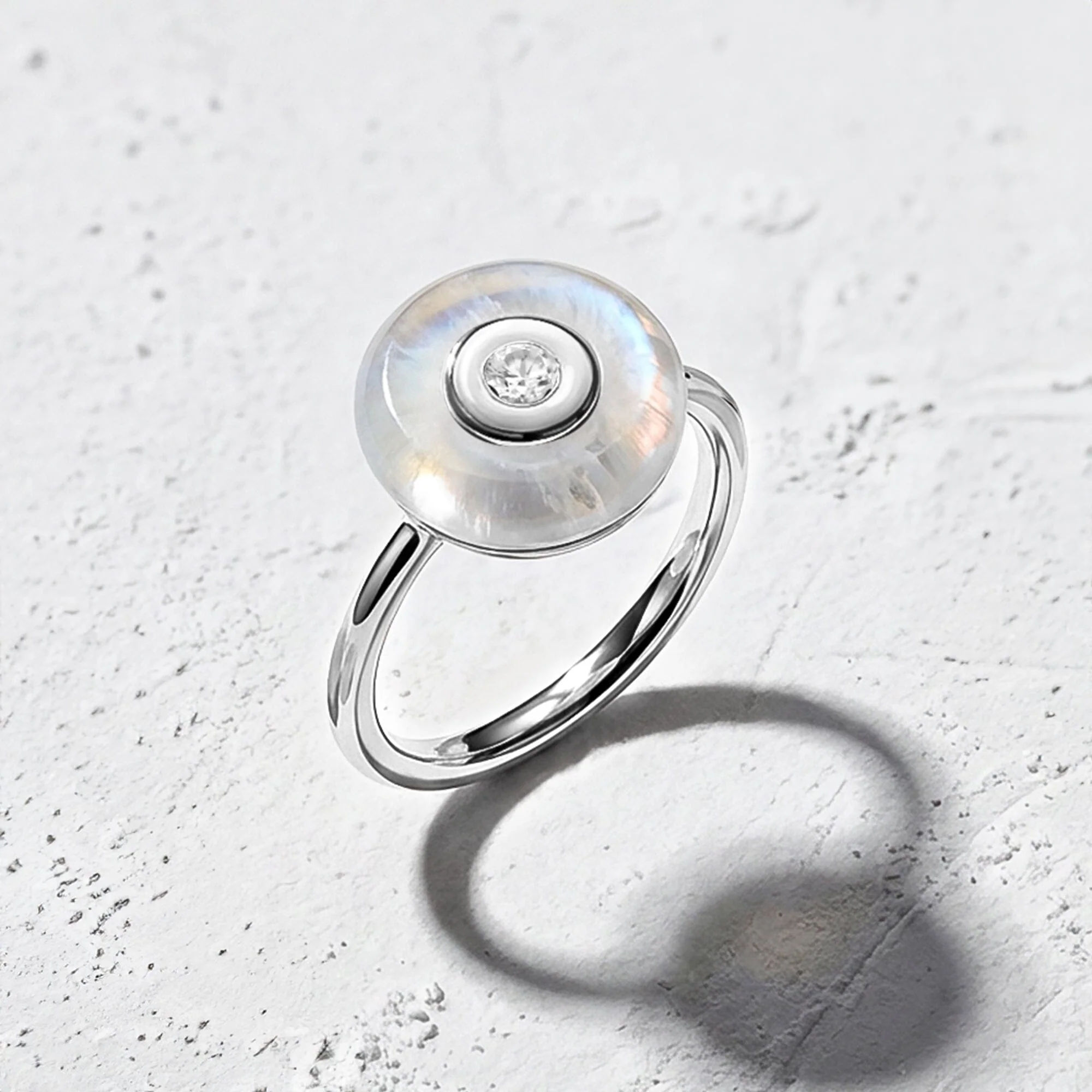 Moonstone Fidget Ring - Ora - Image 19