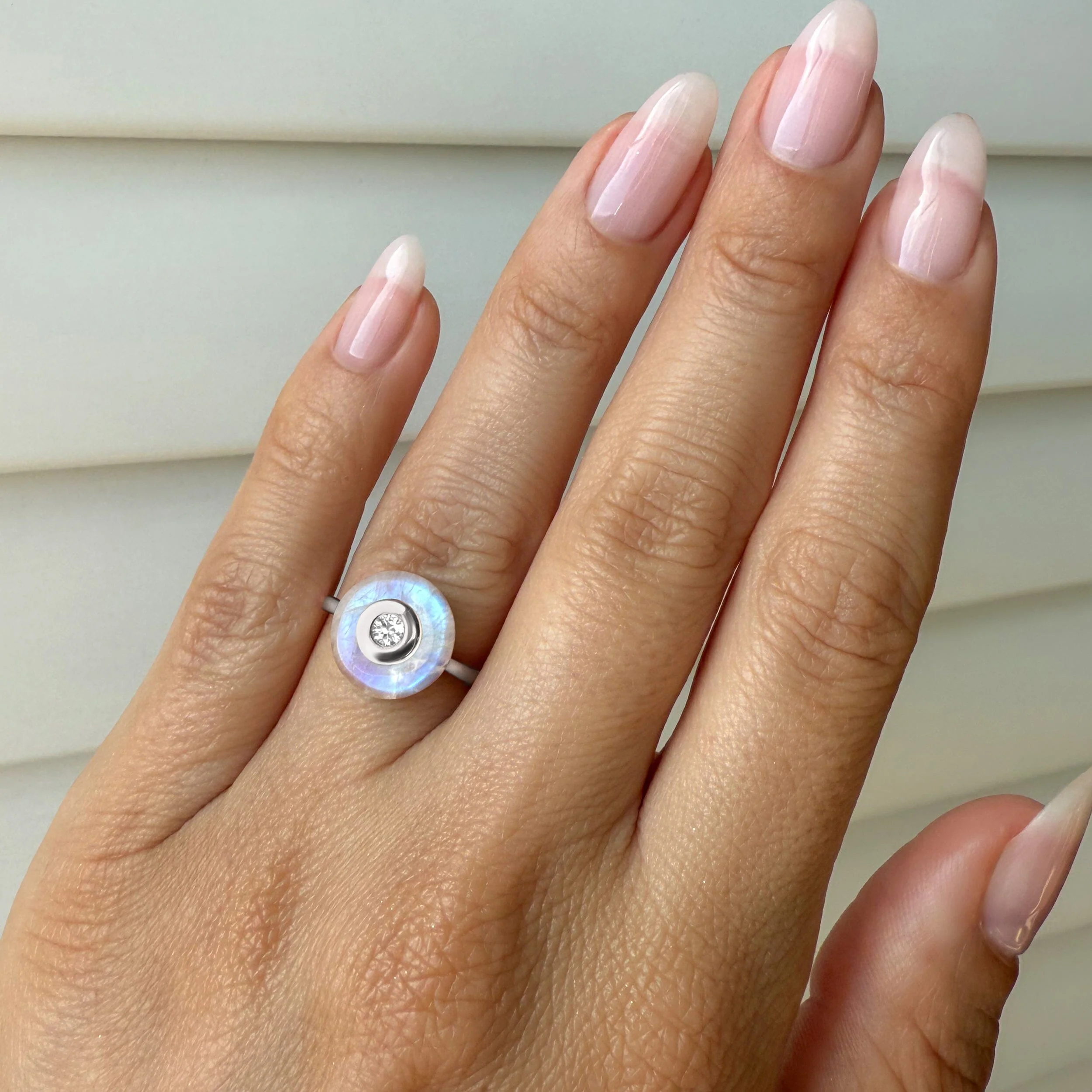 Moonstone Fidget Ring - Ora - Image 2