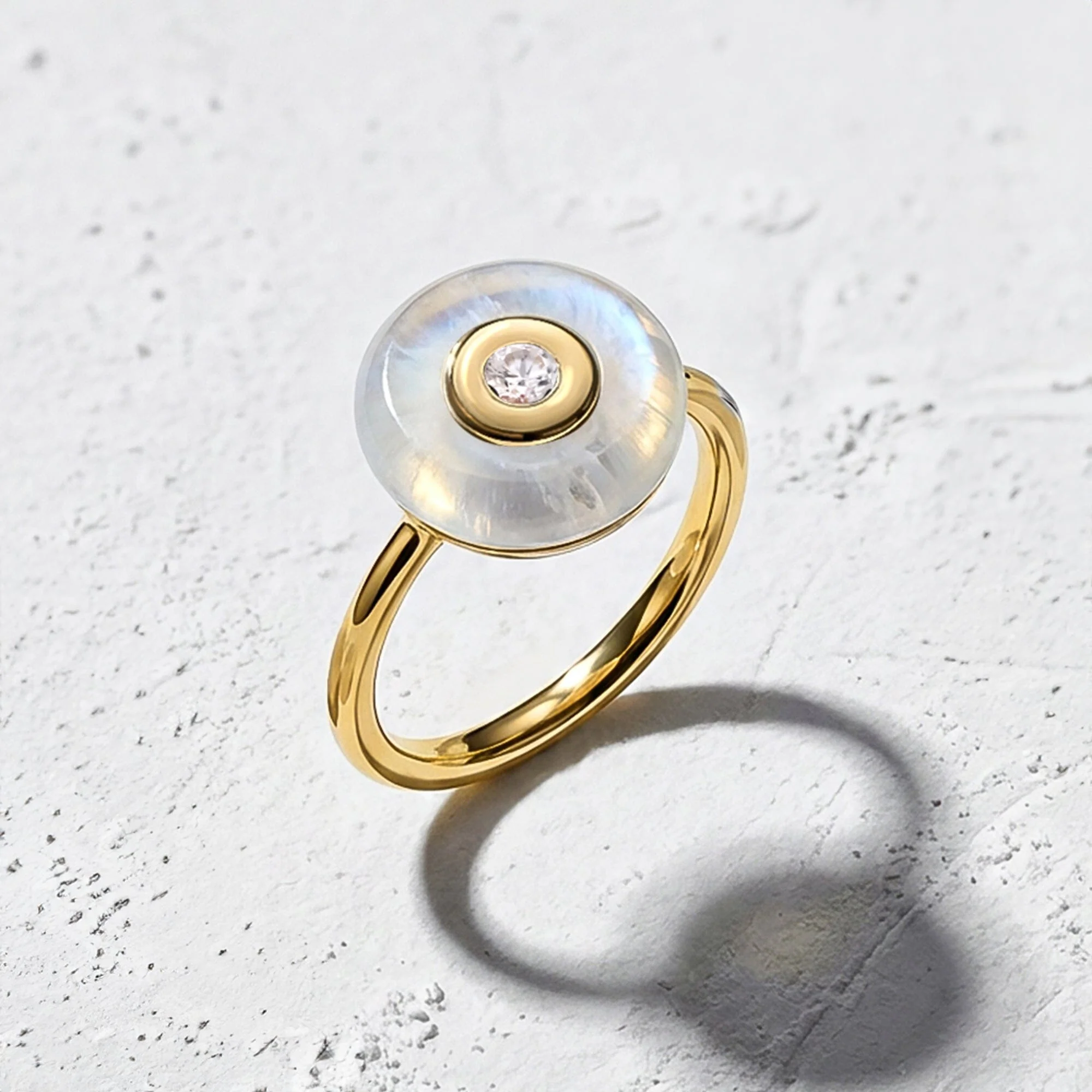 Moonstone Fidget Ring - Ora - Image 21