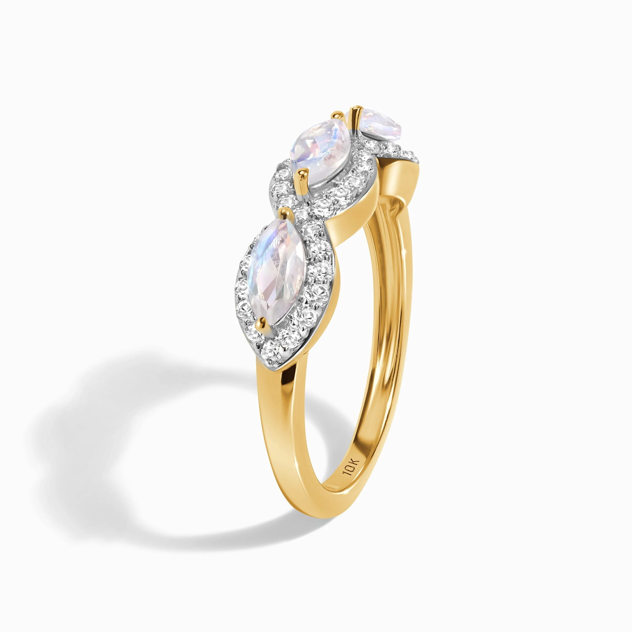 Moonstone Lab Diamond Ring - Euphoria - Image 15