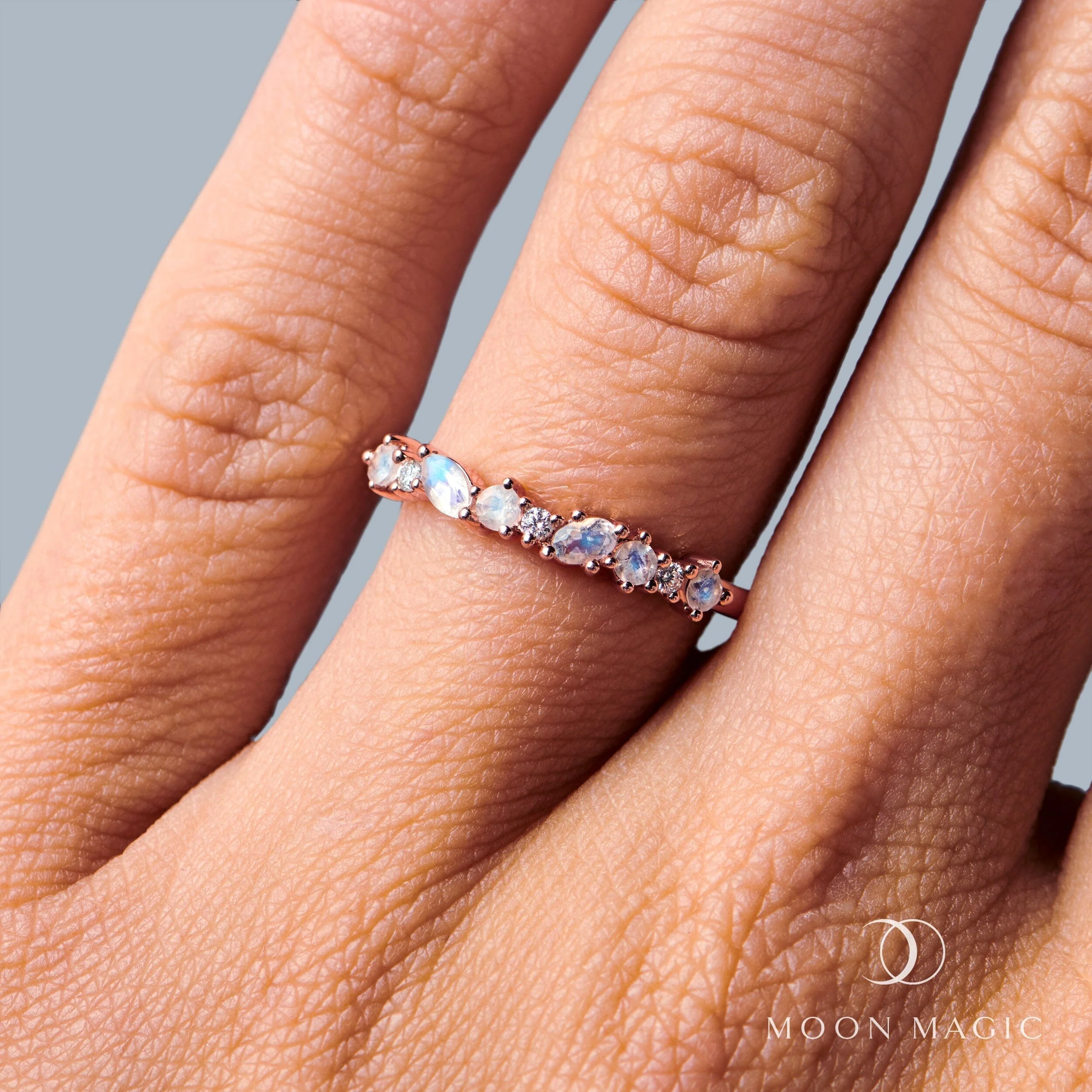 Moonstone Diamond Ring - Grace - Image 4