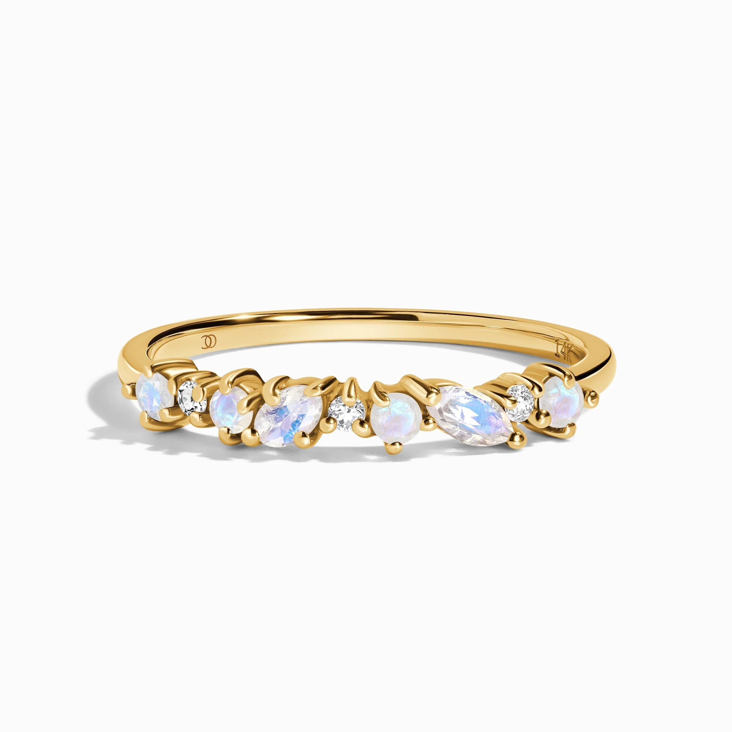 Moonstone Lab Diamond Ring - Grace - Image 5