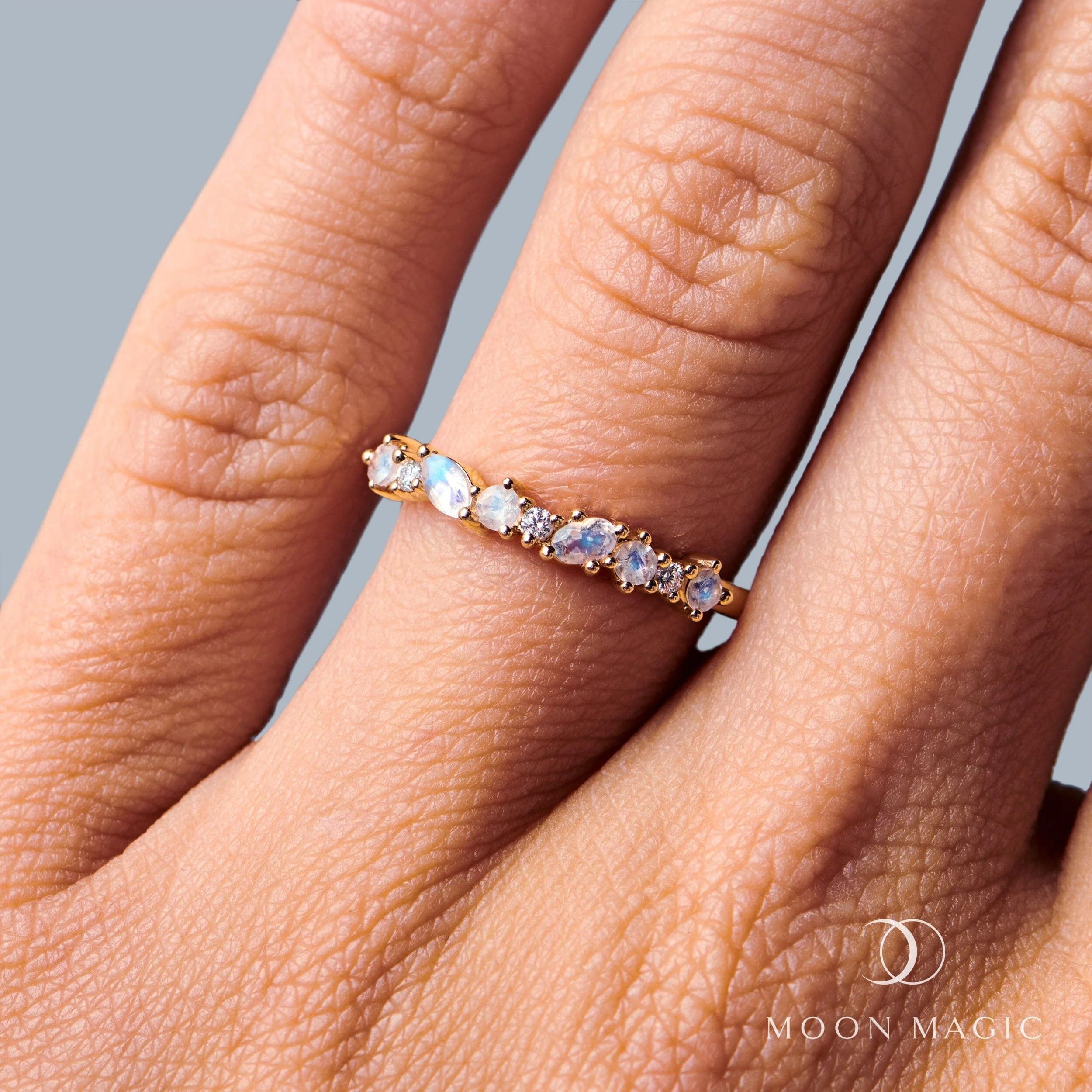 Moonstone Diamond Ring - Grace - Image 6