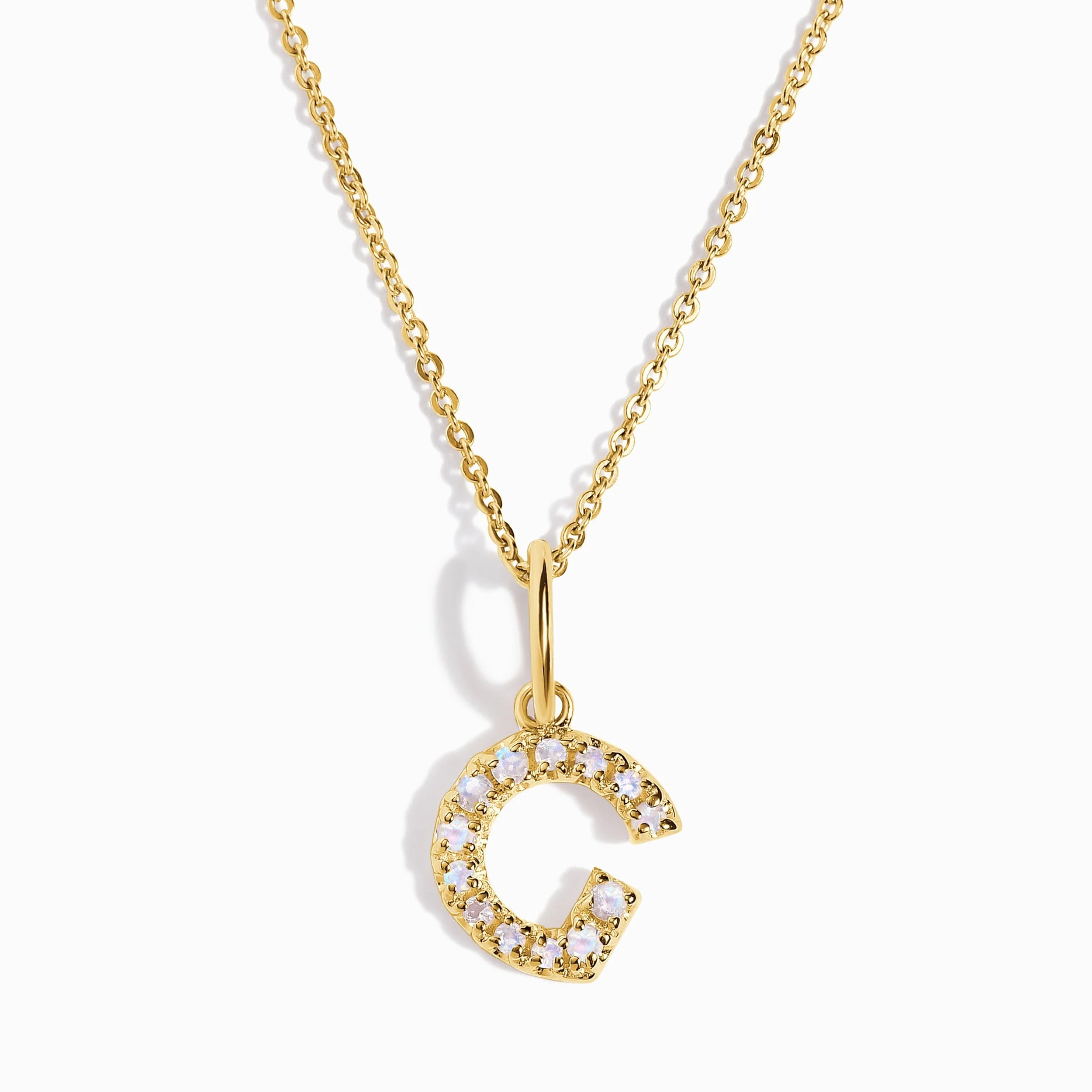 Moonstone Necklace - Alphabet - Image 13