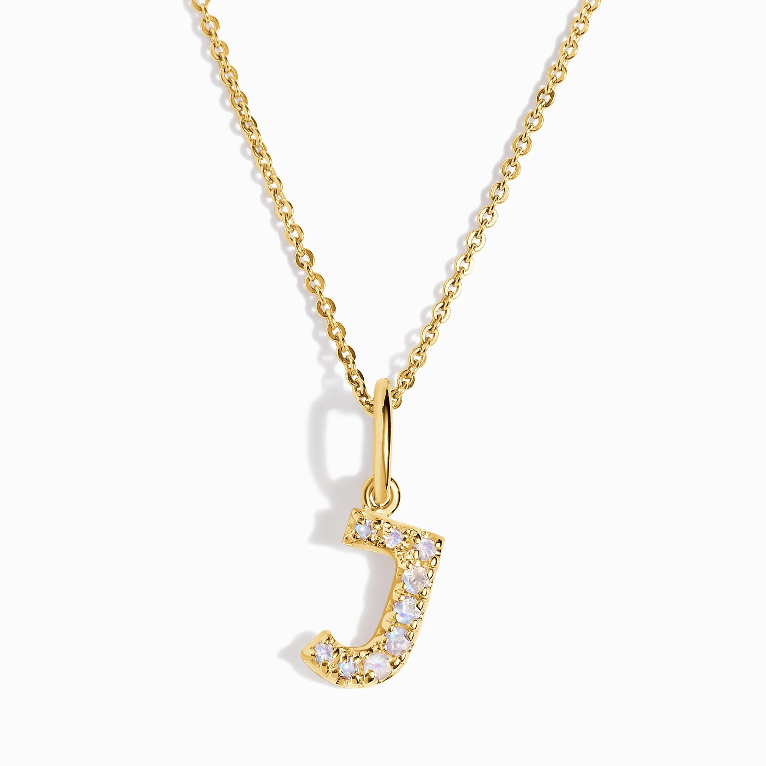 Moonstone Necklace - Alphabet - Image 19