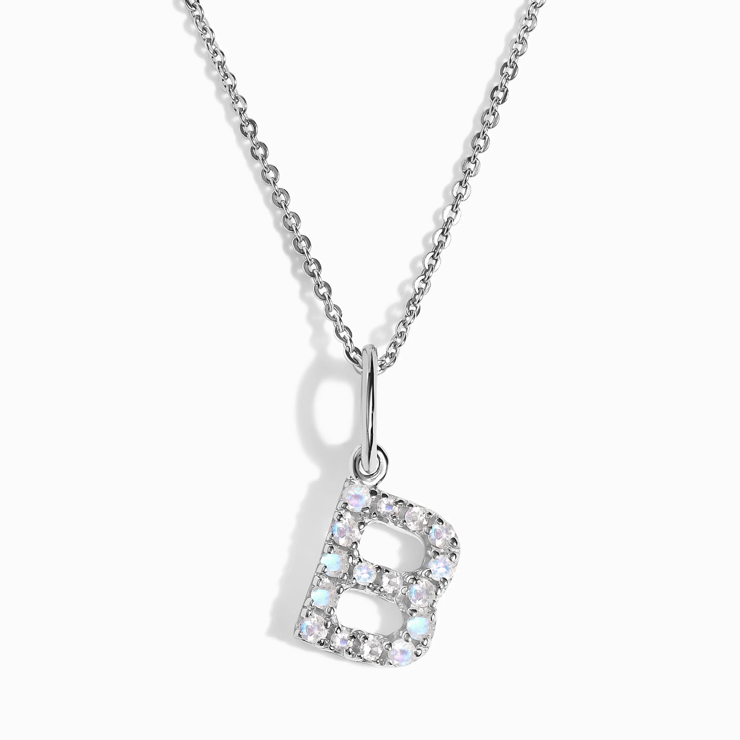 Moonstone Necklace - Alphabet - Image 3