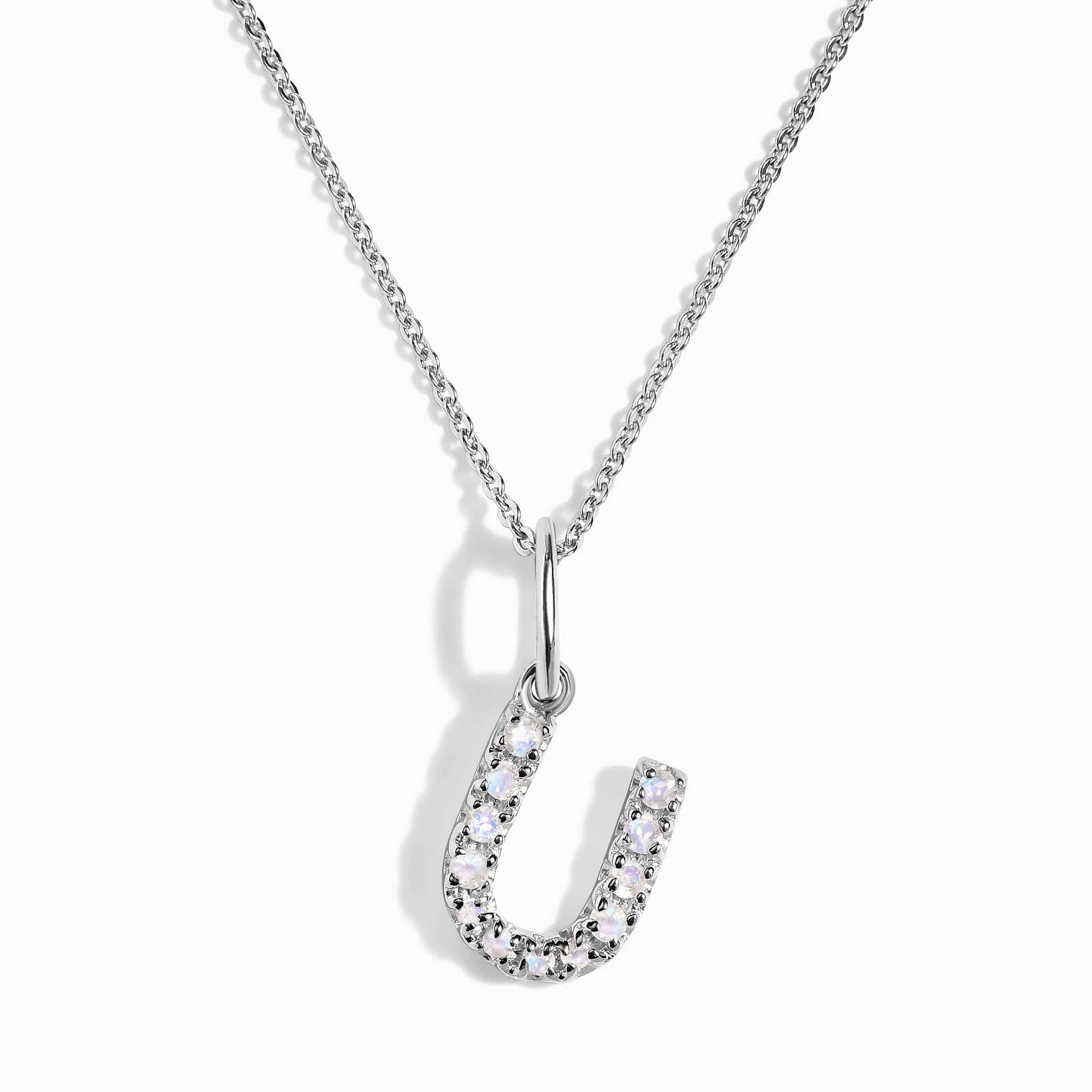 Moonstone Necklace - Alphabet - Image 41