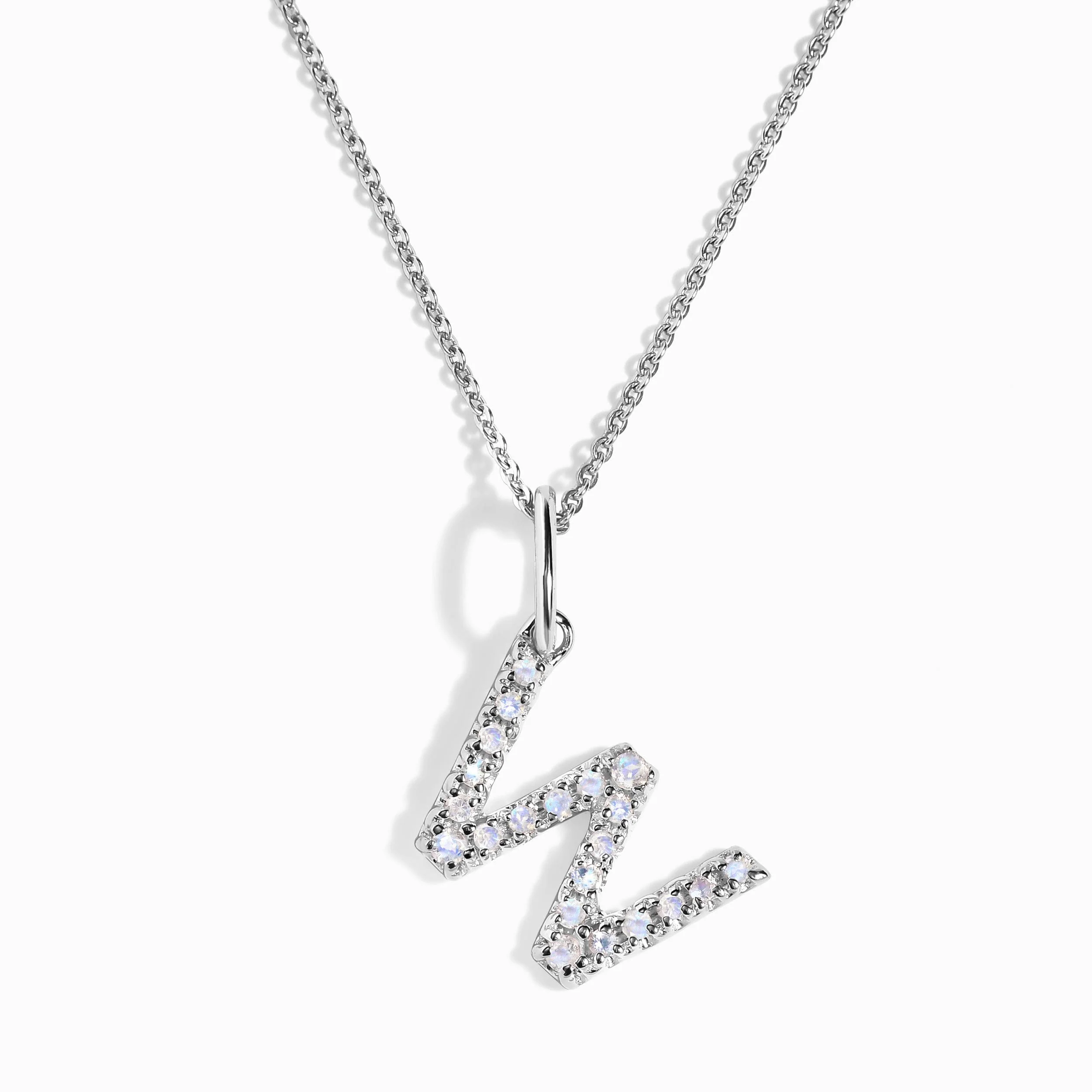 Moonstone Necklace - Alphabet - Image 45