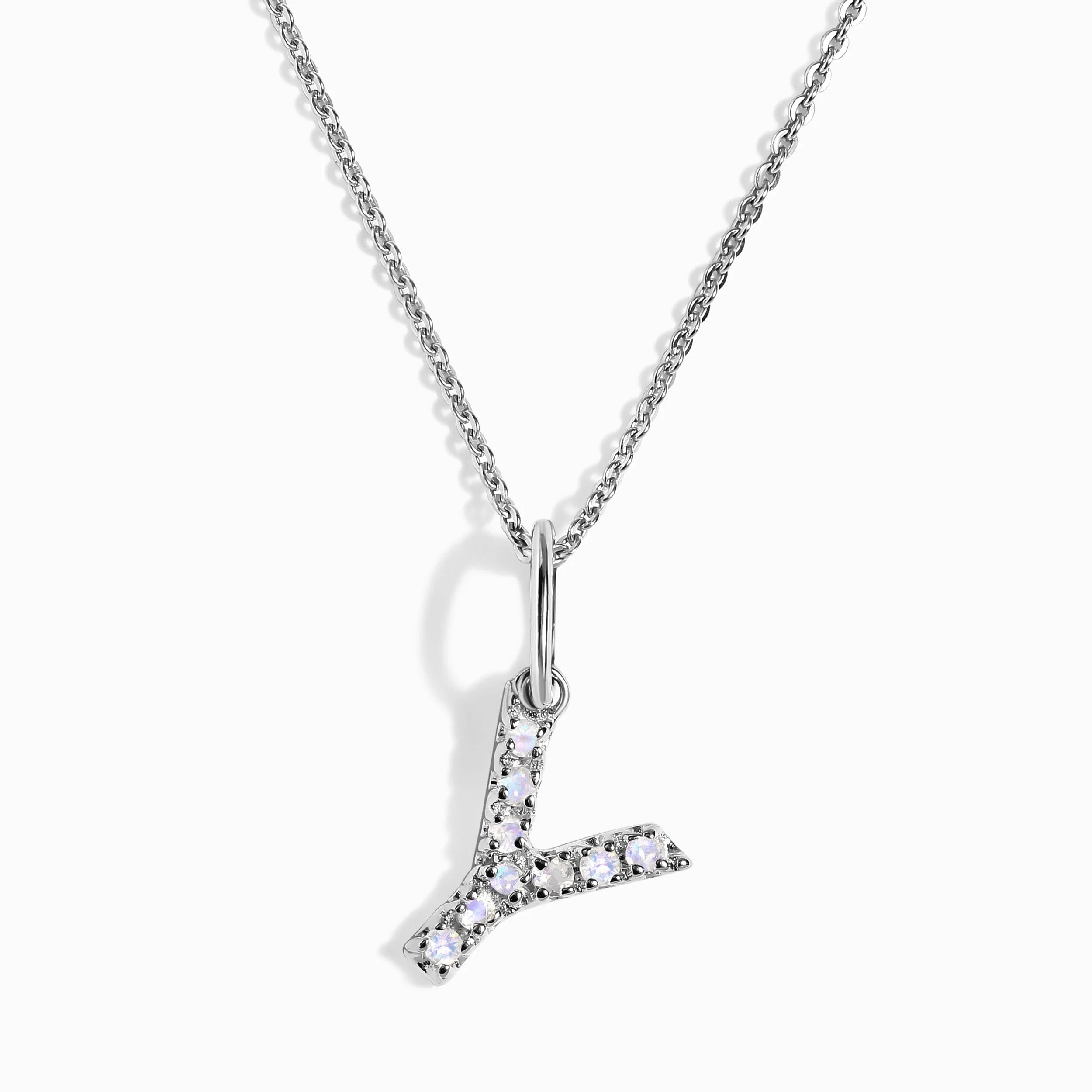 Moonstone Necklace - Alphabet - Image 49