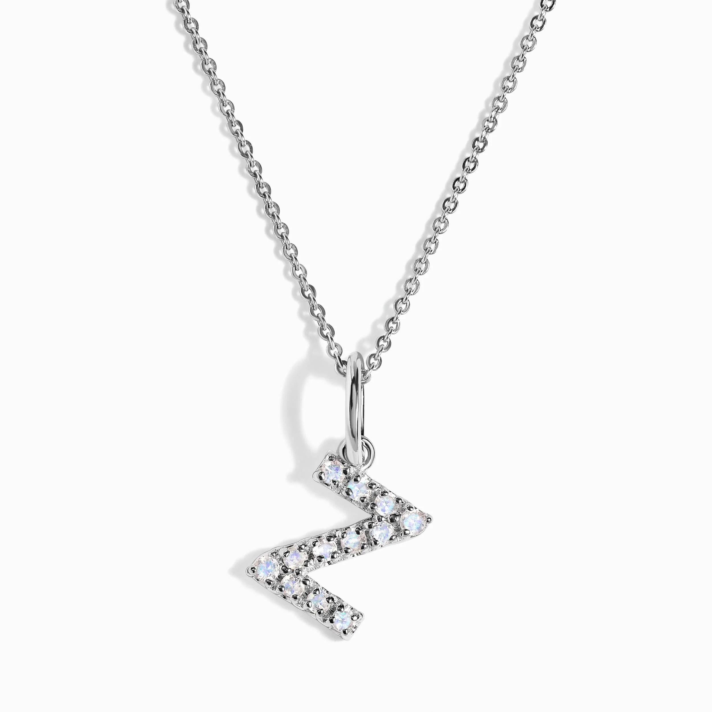 Moonstone Necklace - Alphabet - Image 51