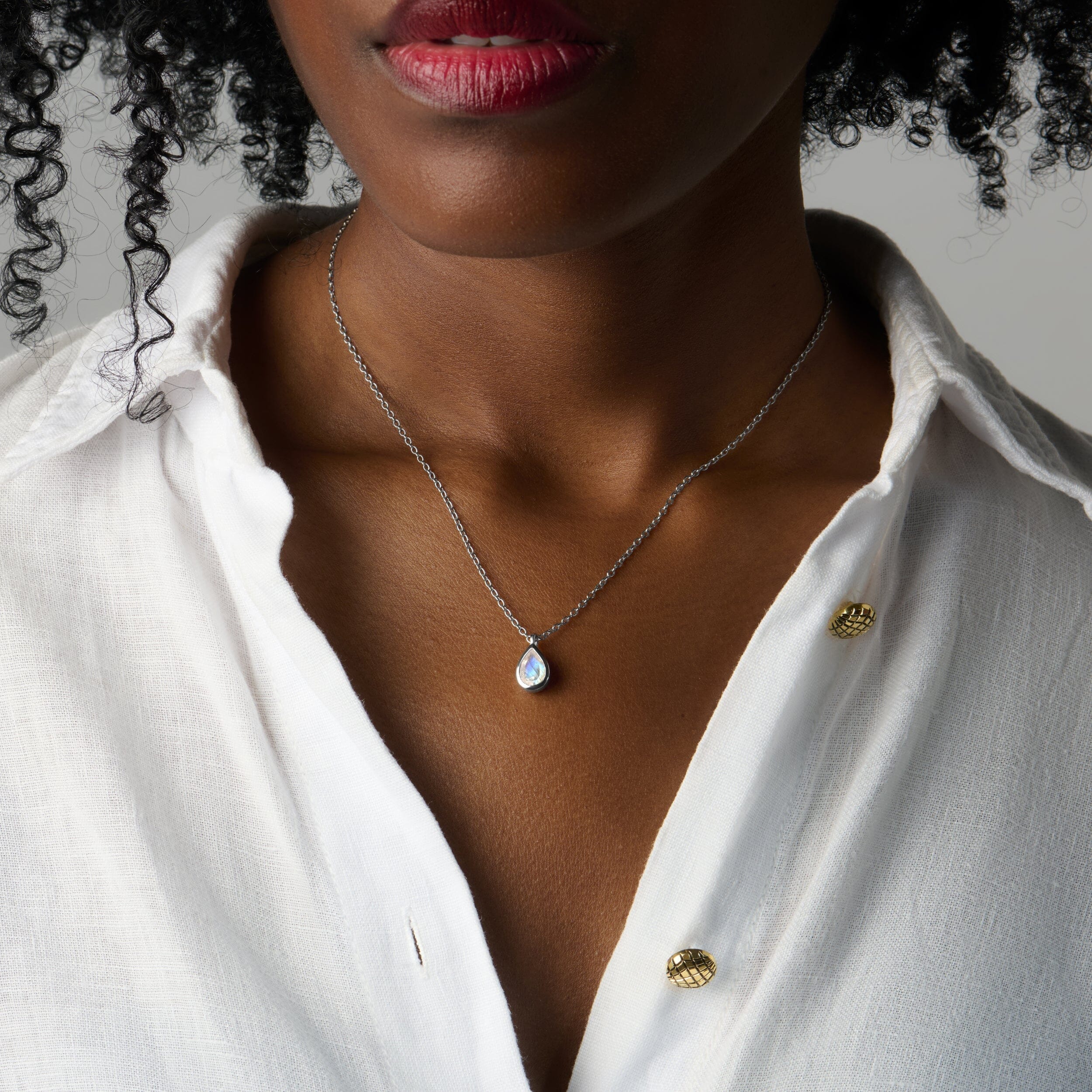 Moonstone Necklace - Hidden Heart - Image 25
