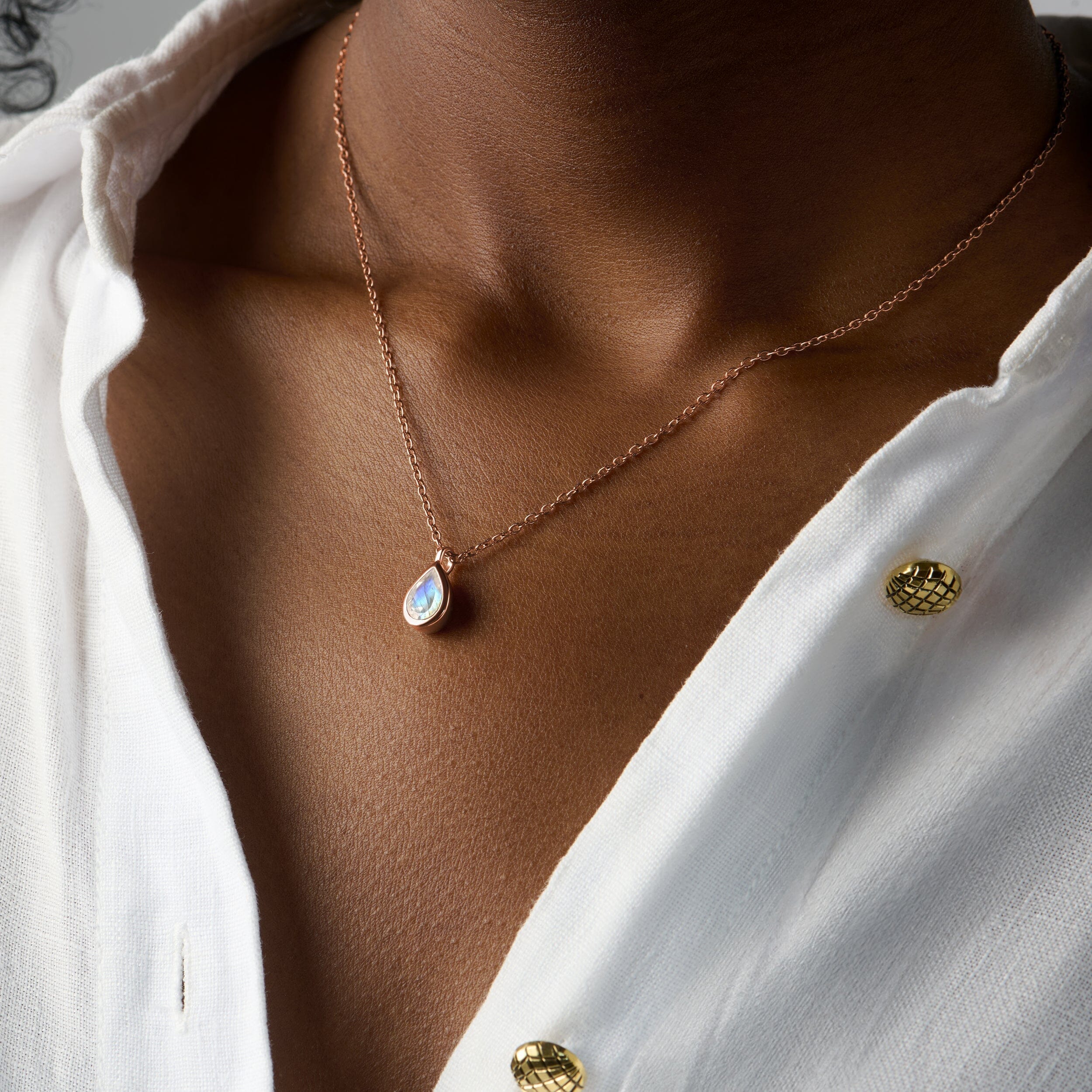 Moonstone Necklace - Hidden Heart - Image 35