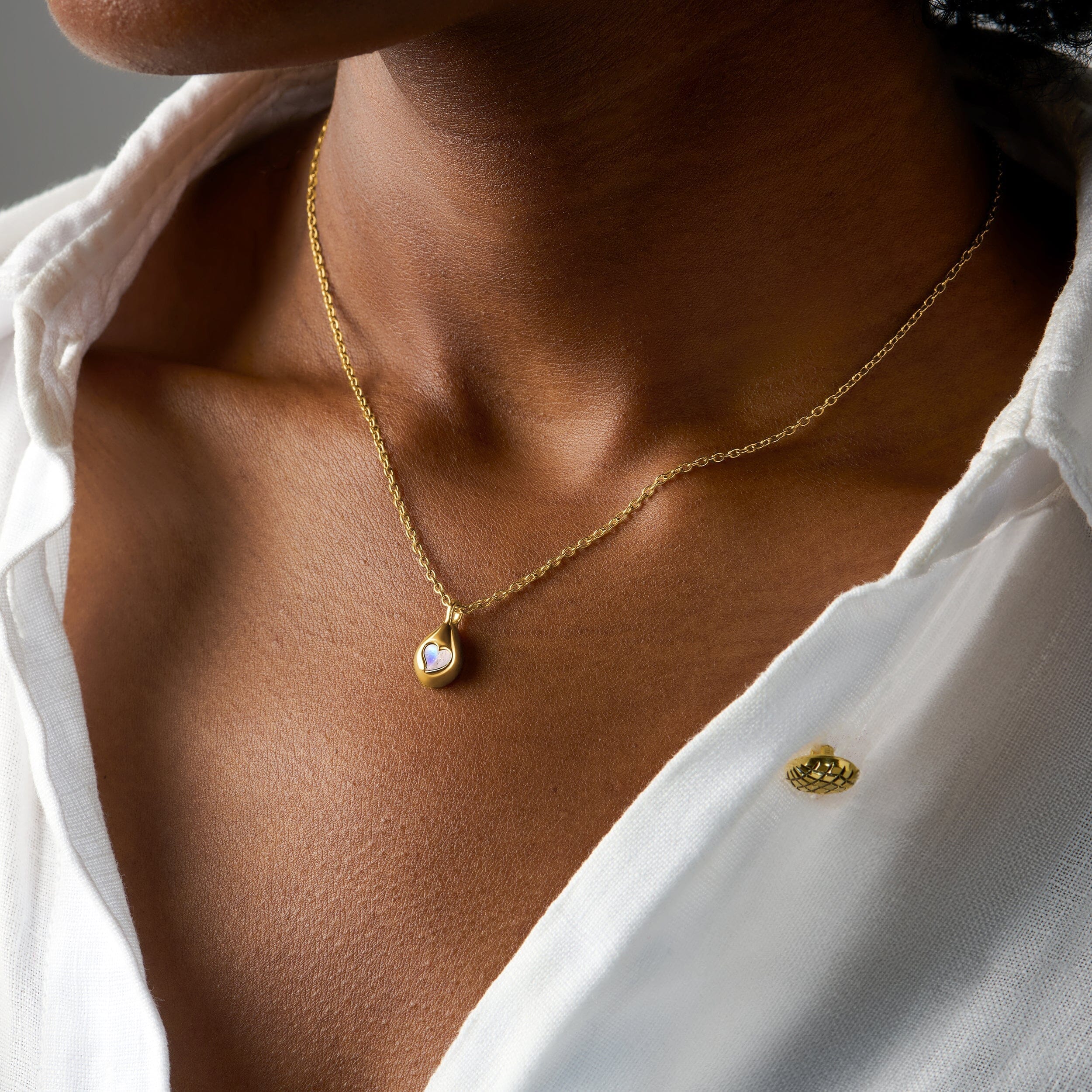 Moonstone Necklace - Hidden Heart - Image 39