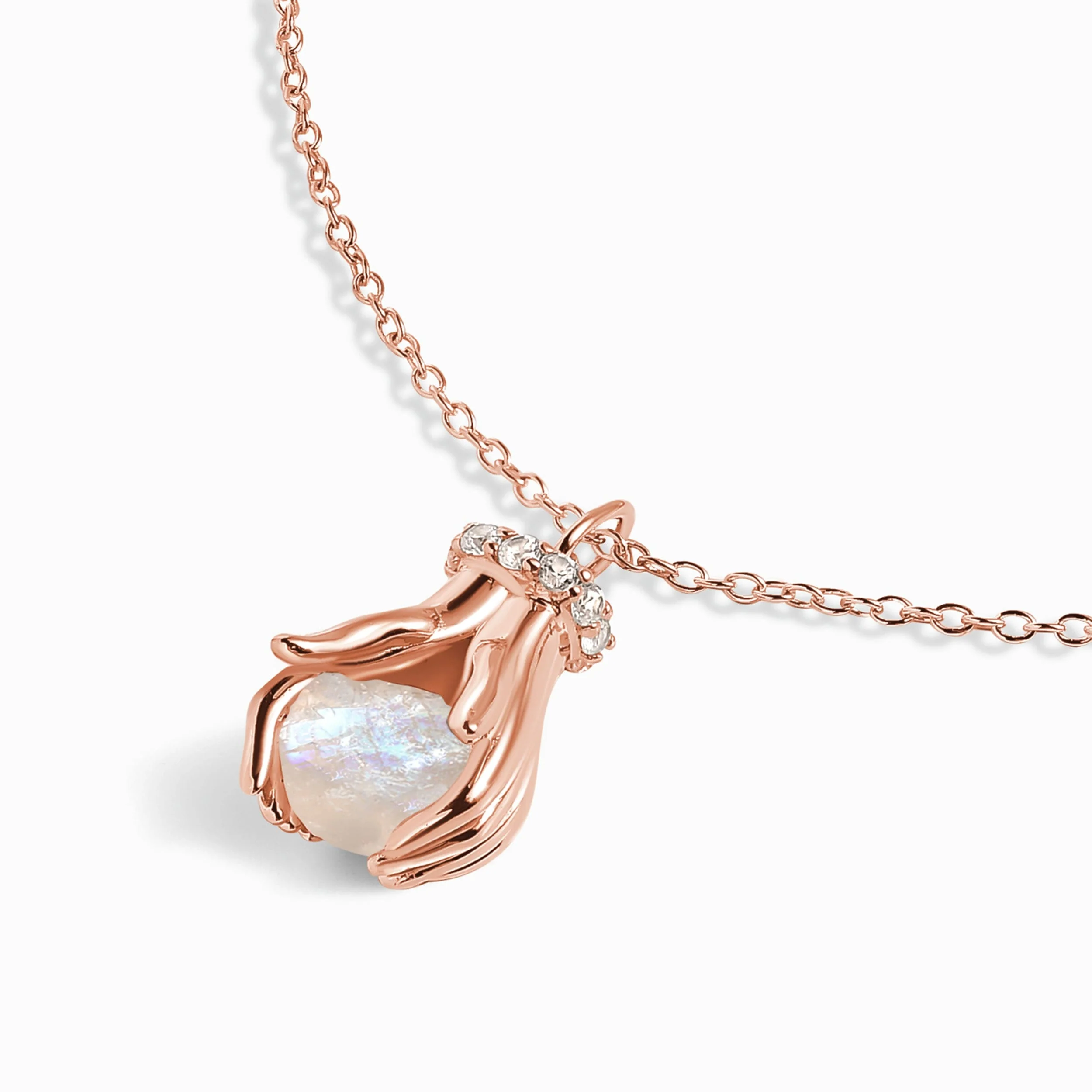 Moonstone Necklace - Hold The Energy - Intuition - Image 4