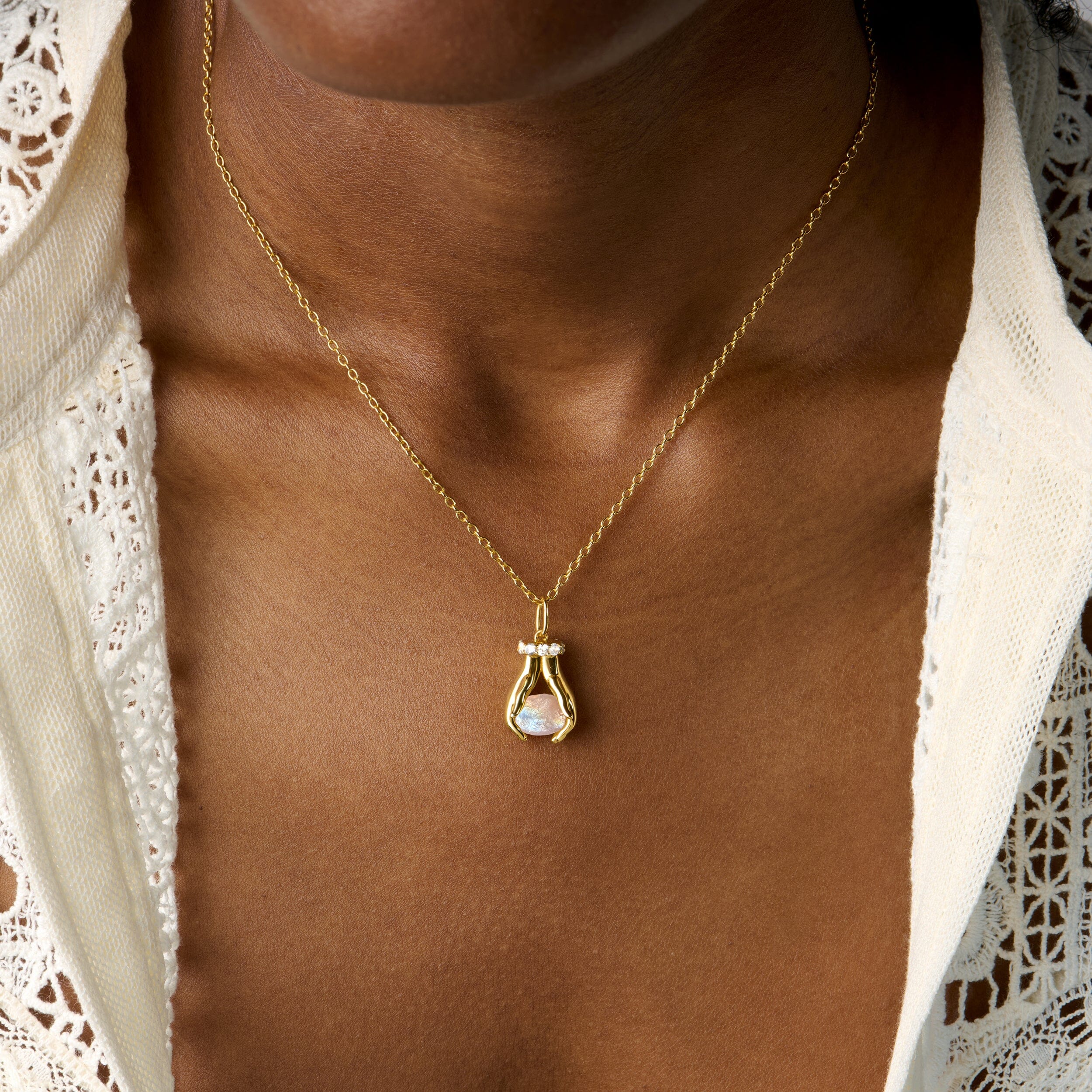 Moonstone Necklace - Hold The Energy - Intuition - Image 8