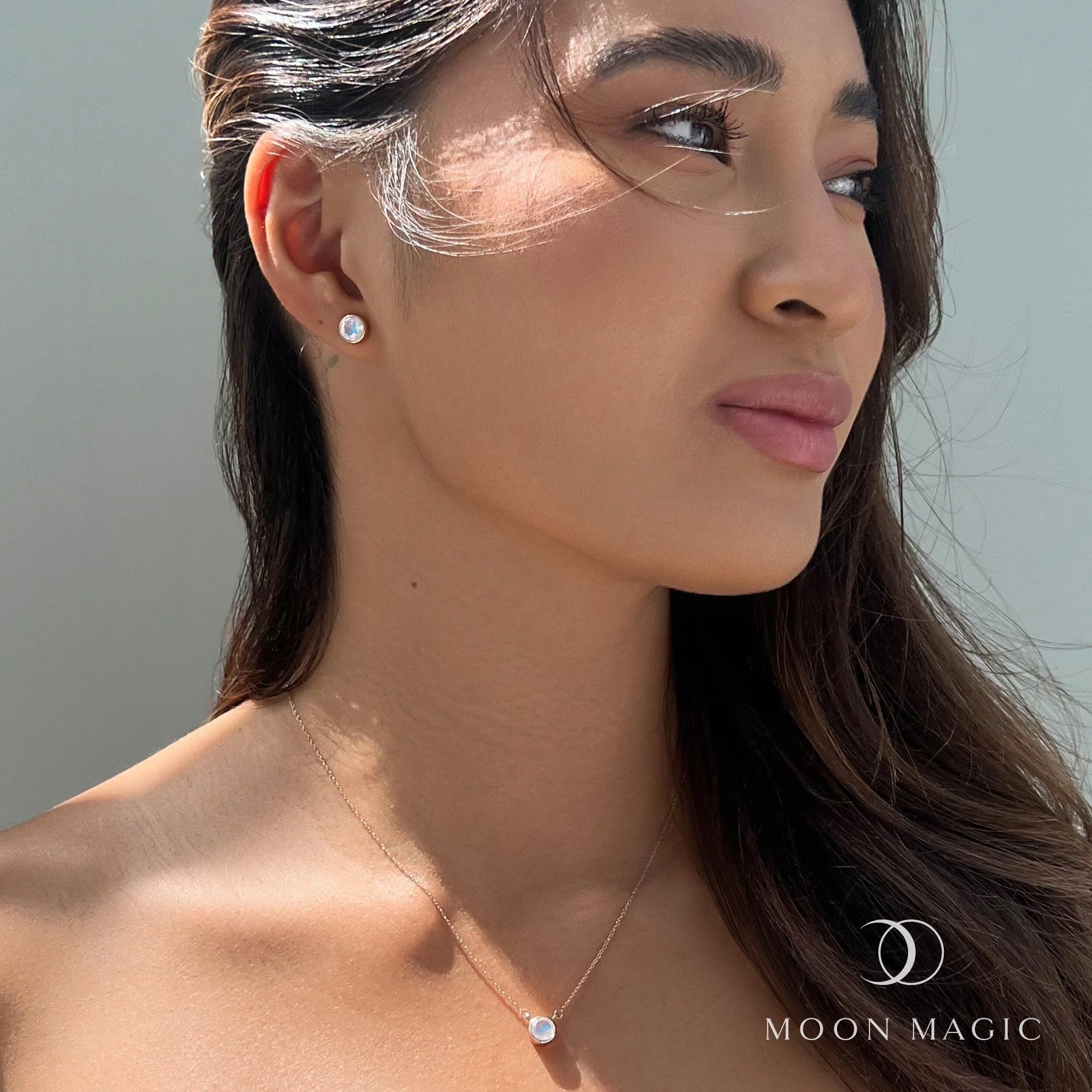 Moonstone Necklace - Solitaire - Image 10