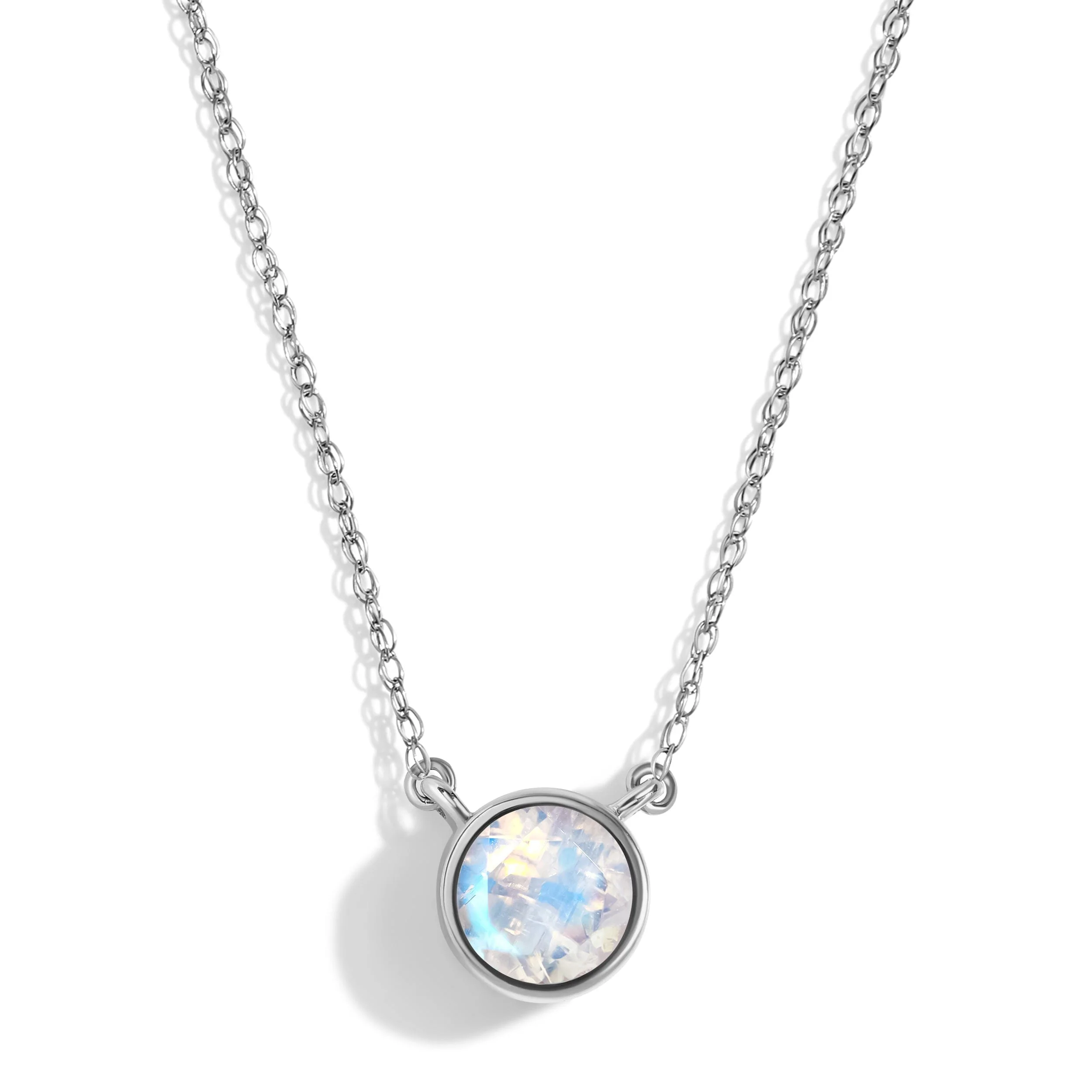 Moonstone Necklace - Solitaire - Image 3