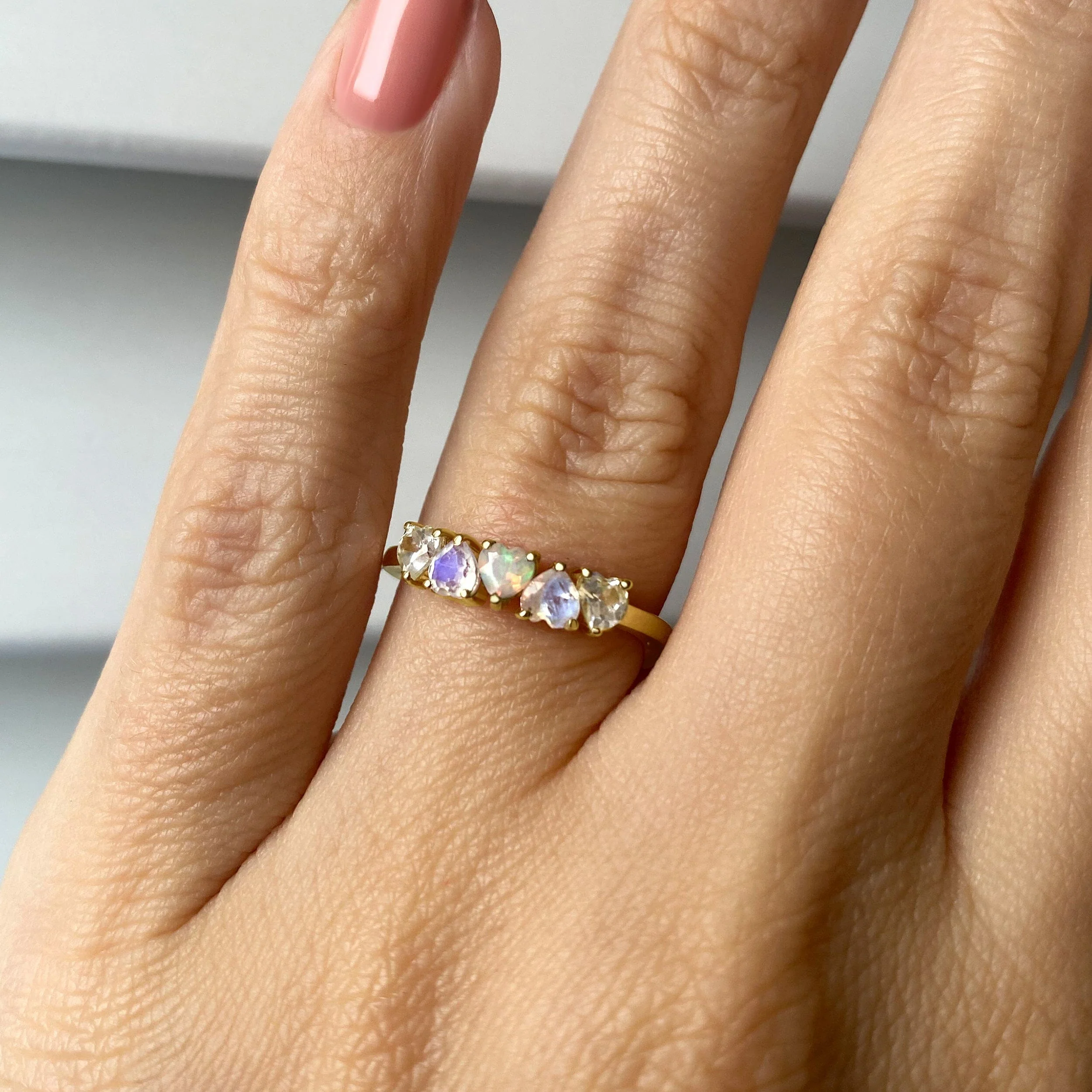 Moonstone Opal Ring - Crush On You - Image 8