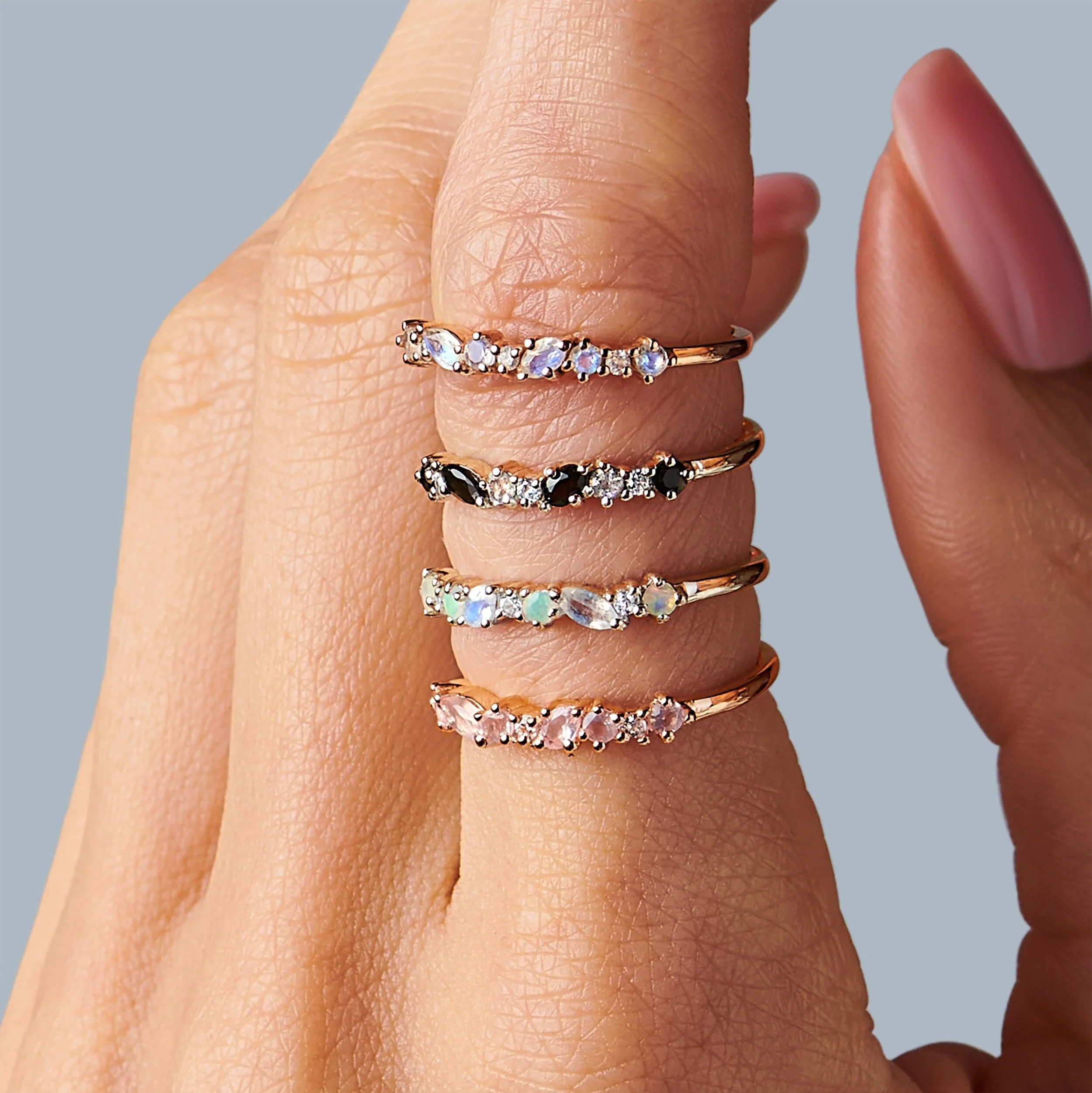 Moonstone Opal Ring - Grace - Image 17