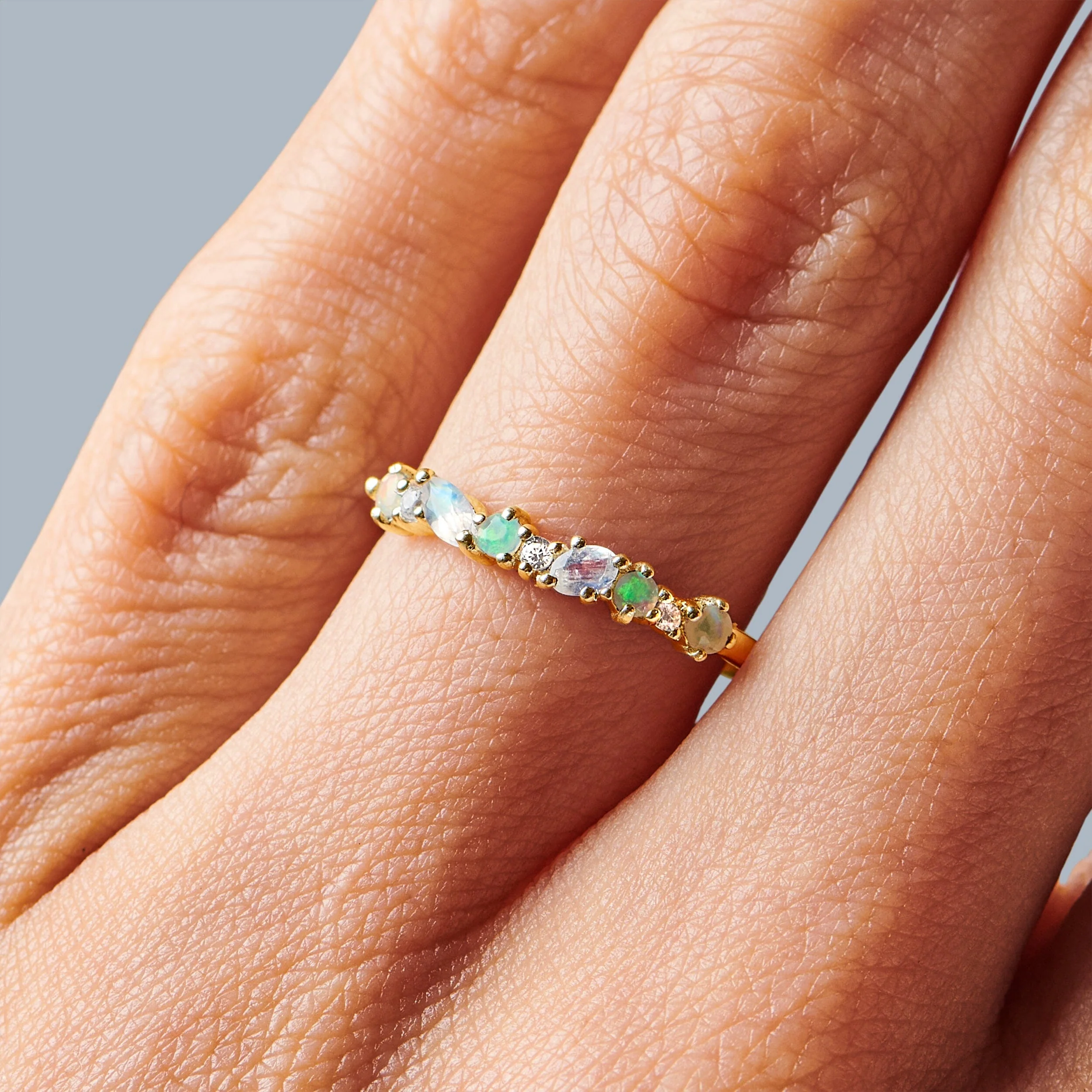 Moonstone Opal Ring - Grace - Image 8