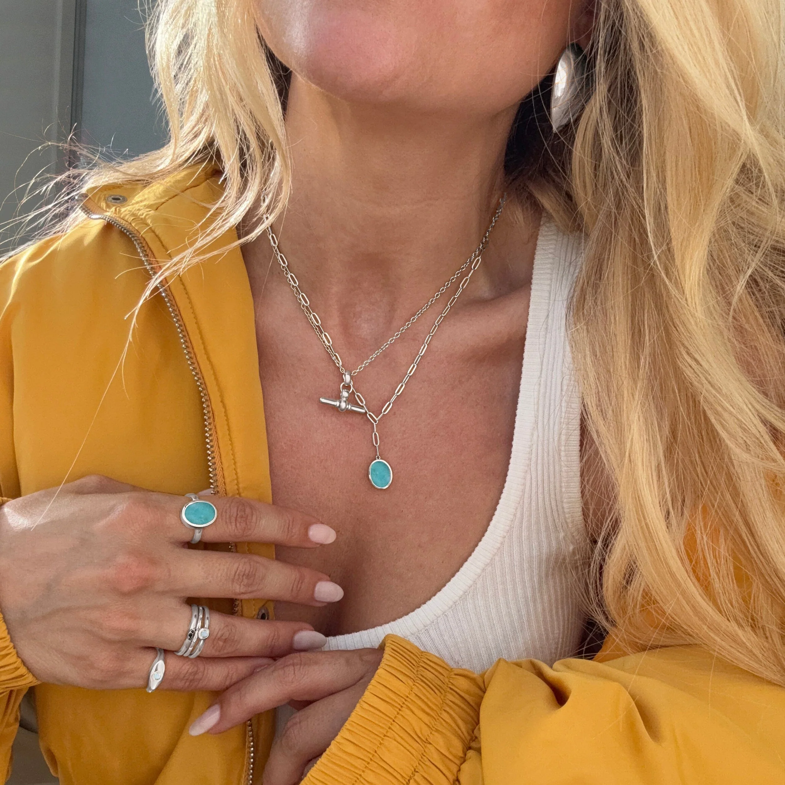 Moonstone Pinky Ring - Signet Lune - Image 11