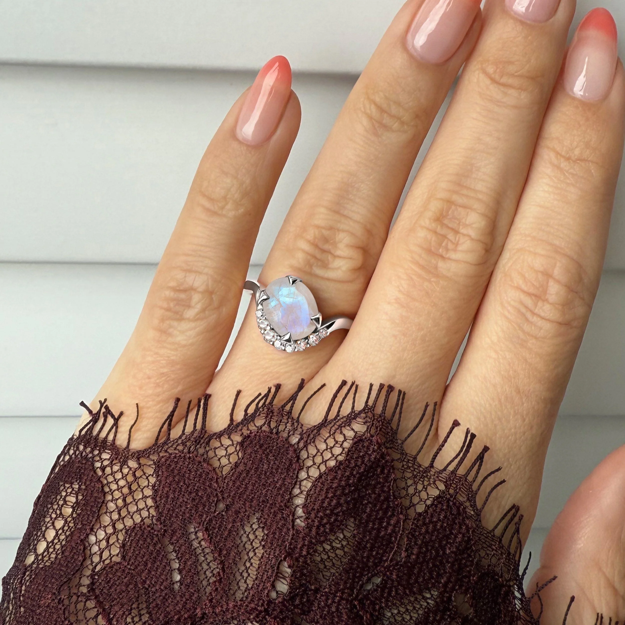 Moonstone Ring - Arc of Promise - Image 2