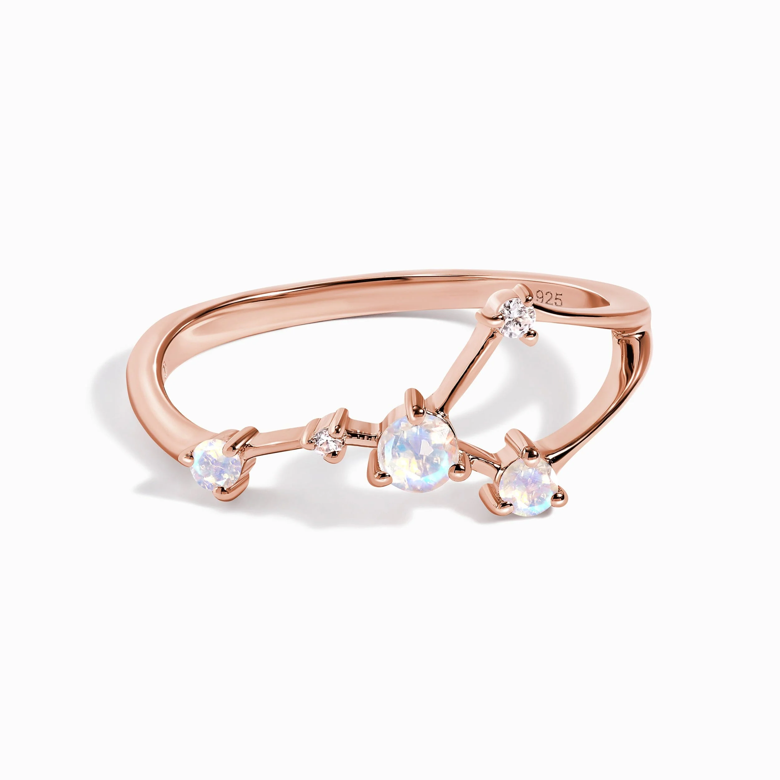 Moonstone Ring - Cancer Zodiac Constellation - Image 4