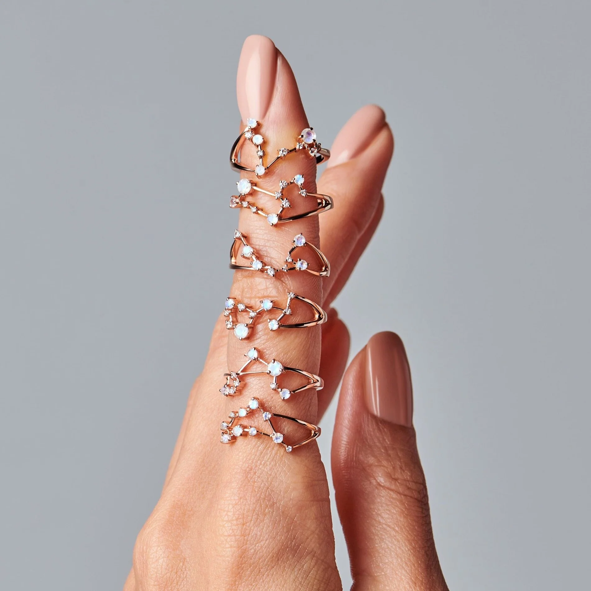 Moonstone Ring - Capricorn Zodiac Constellation - Image 13