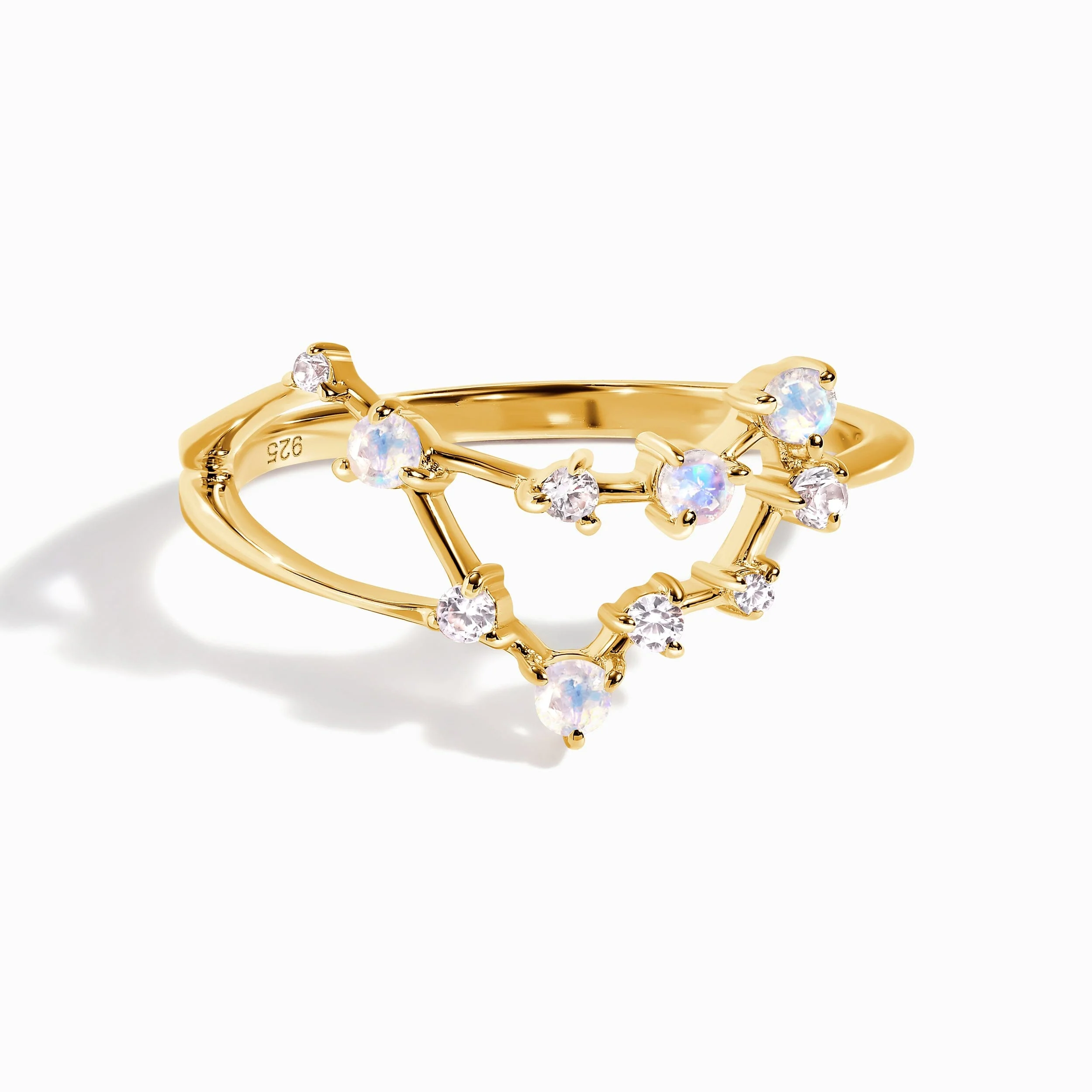 Moonstone Ring - Capricorn Zodiac Constellation - Image 7