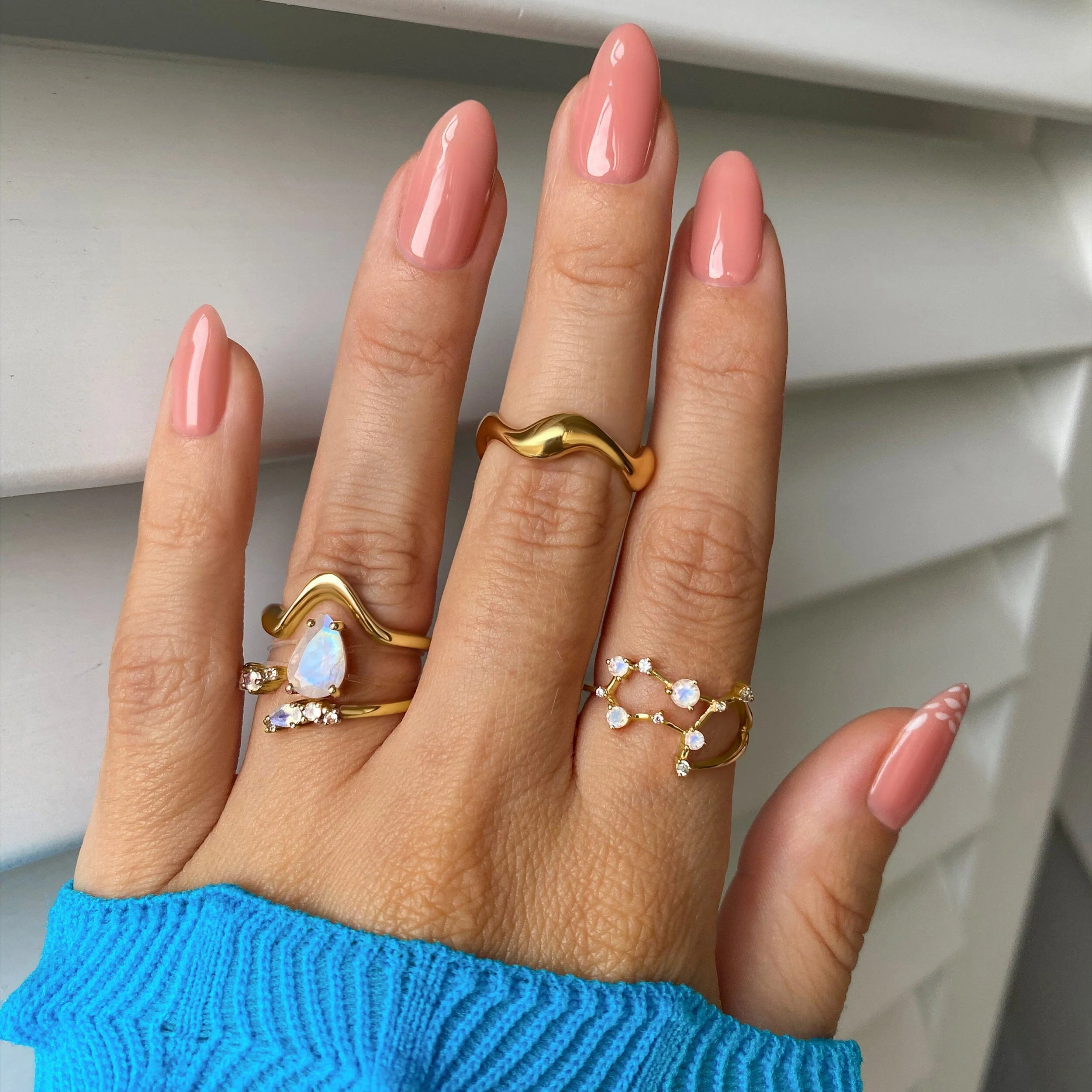 Moonstone Ring Floating - Sway - Image 9