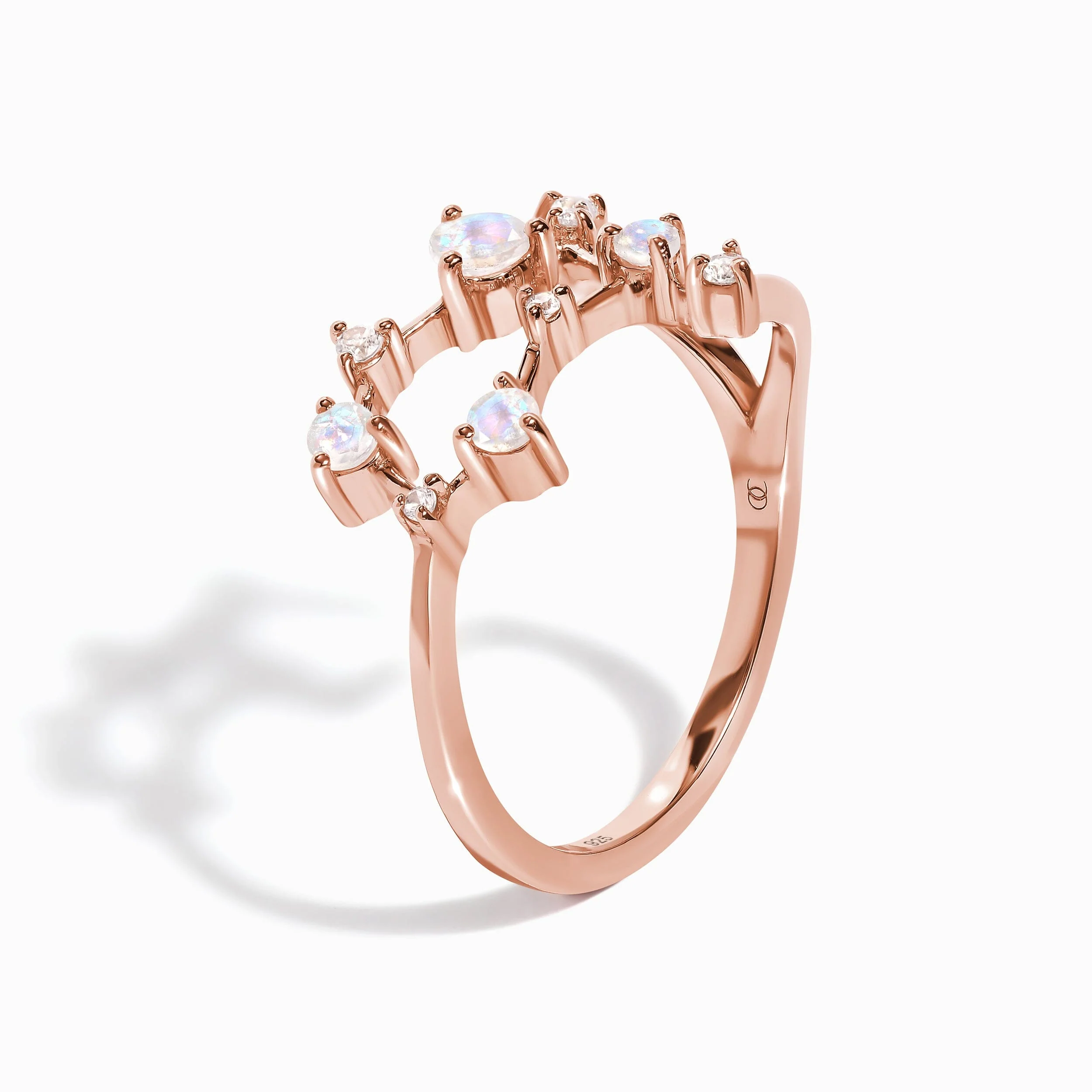 Moonstone Ring - Gemini Zodiac Constellation - Image 16