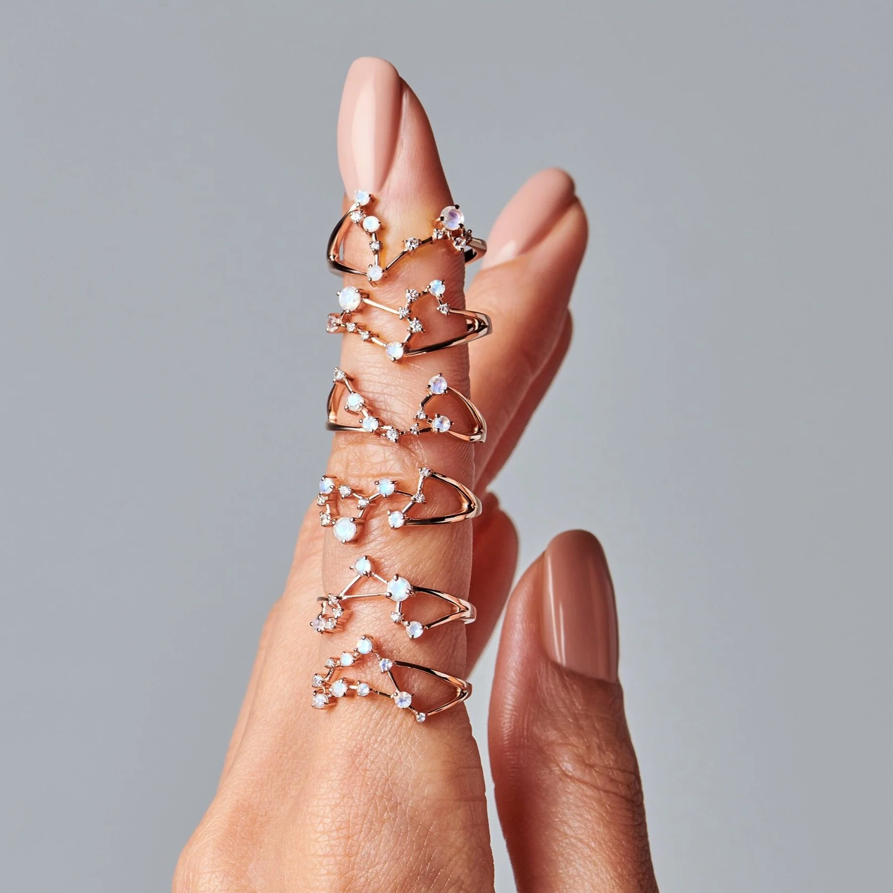 Moonstone Ring - Leo Zodiac Constellation - Image 18