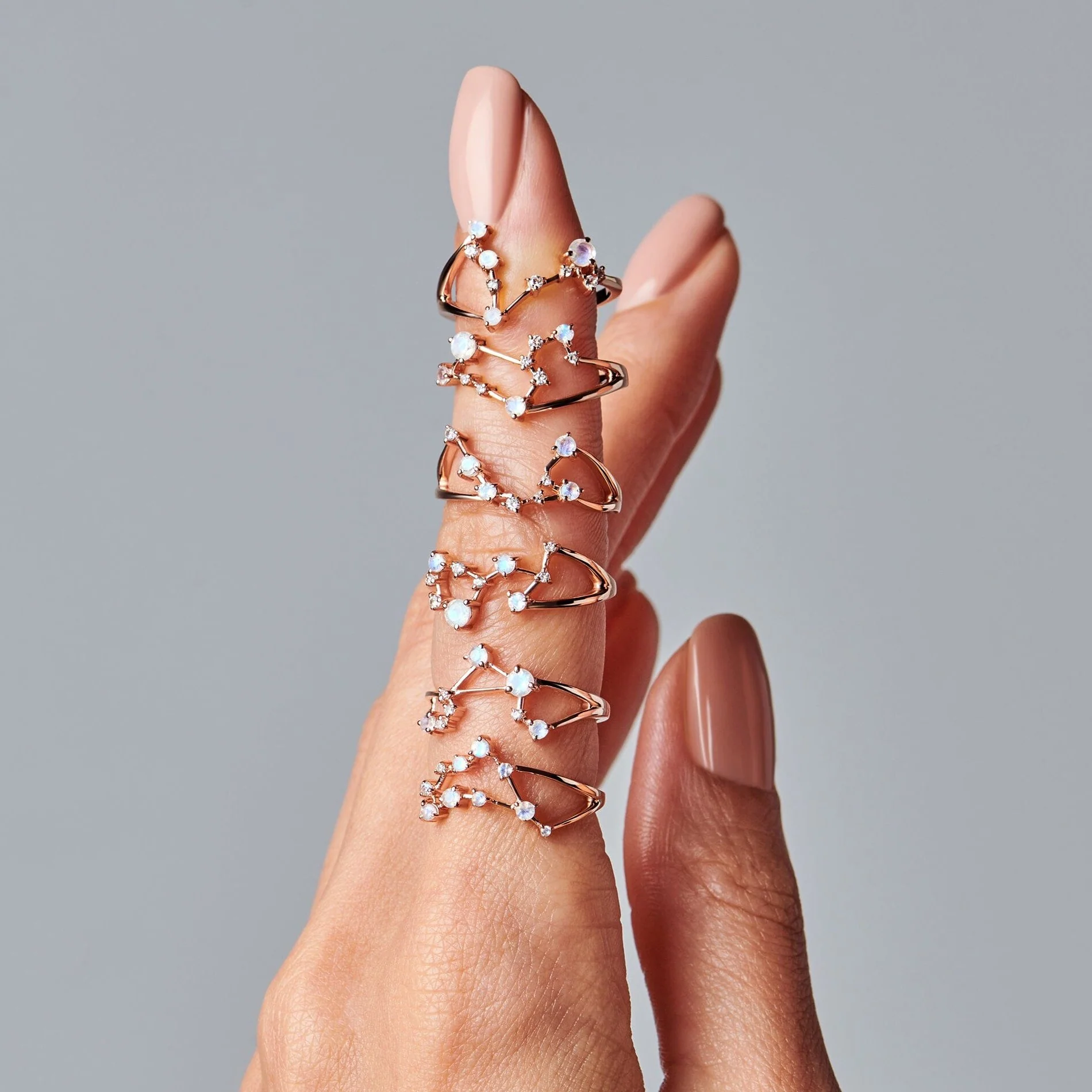 Moonstone Ring - Leo Zodiac Constellation - Image 22