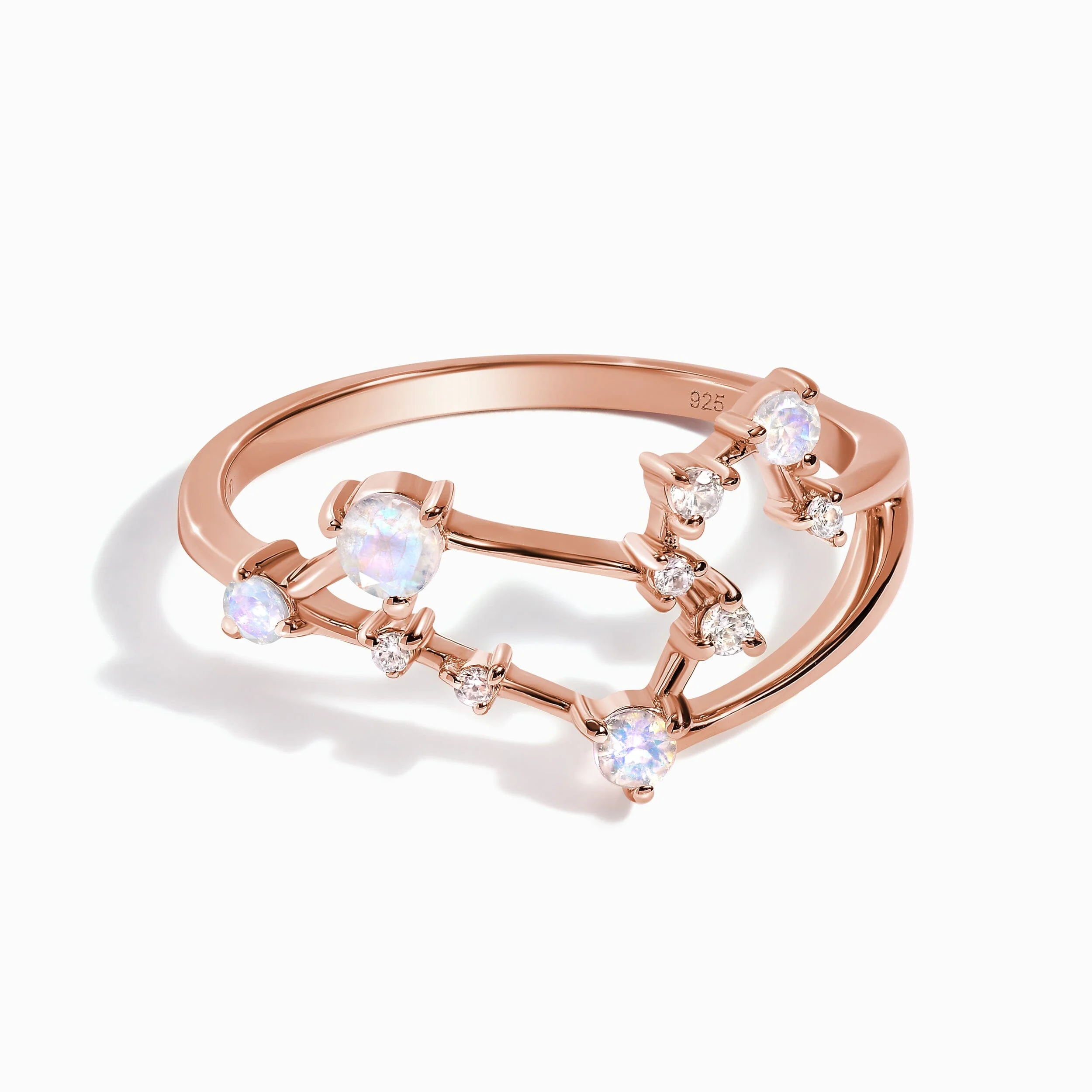 Moonstone Ring - Leo Zodiac Constellation - Image 4