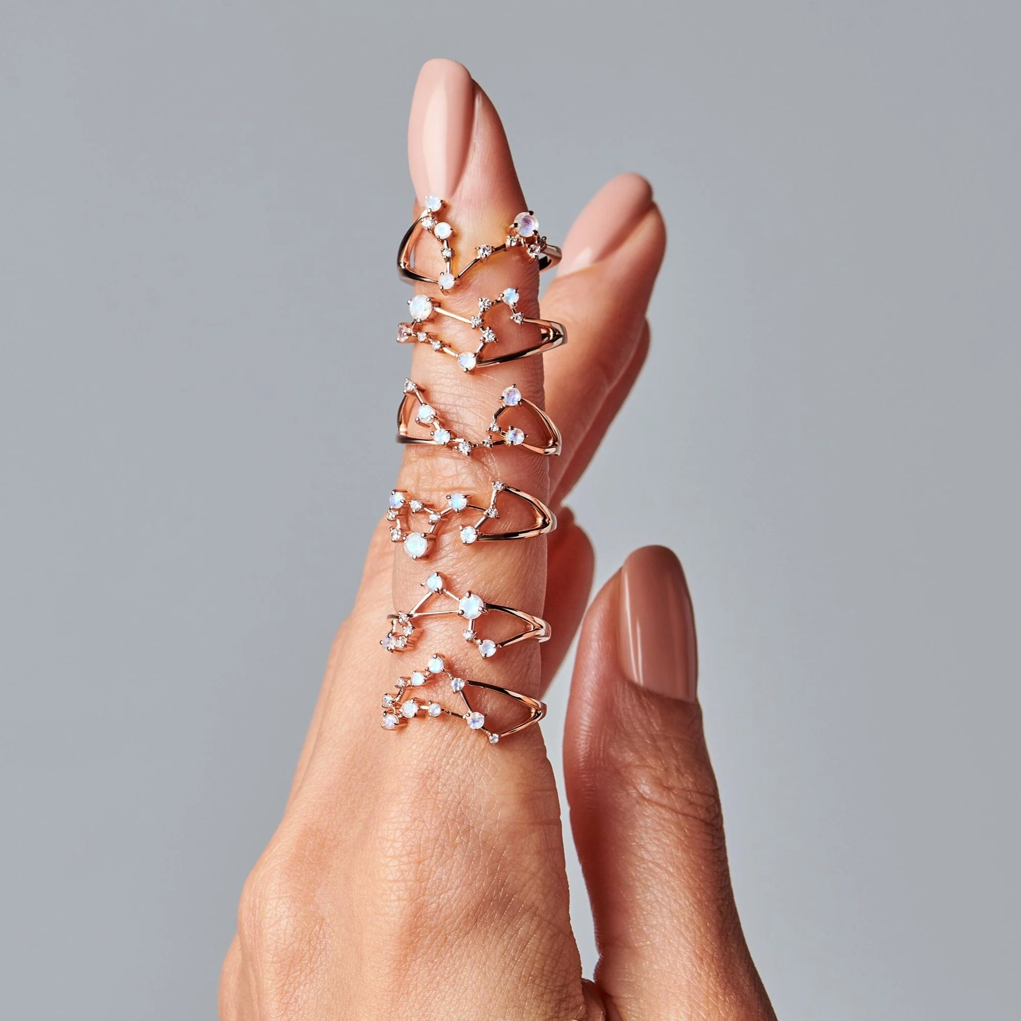 Moonstone Ring - Libra Zodiac Constellation - Image 19