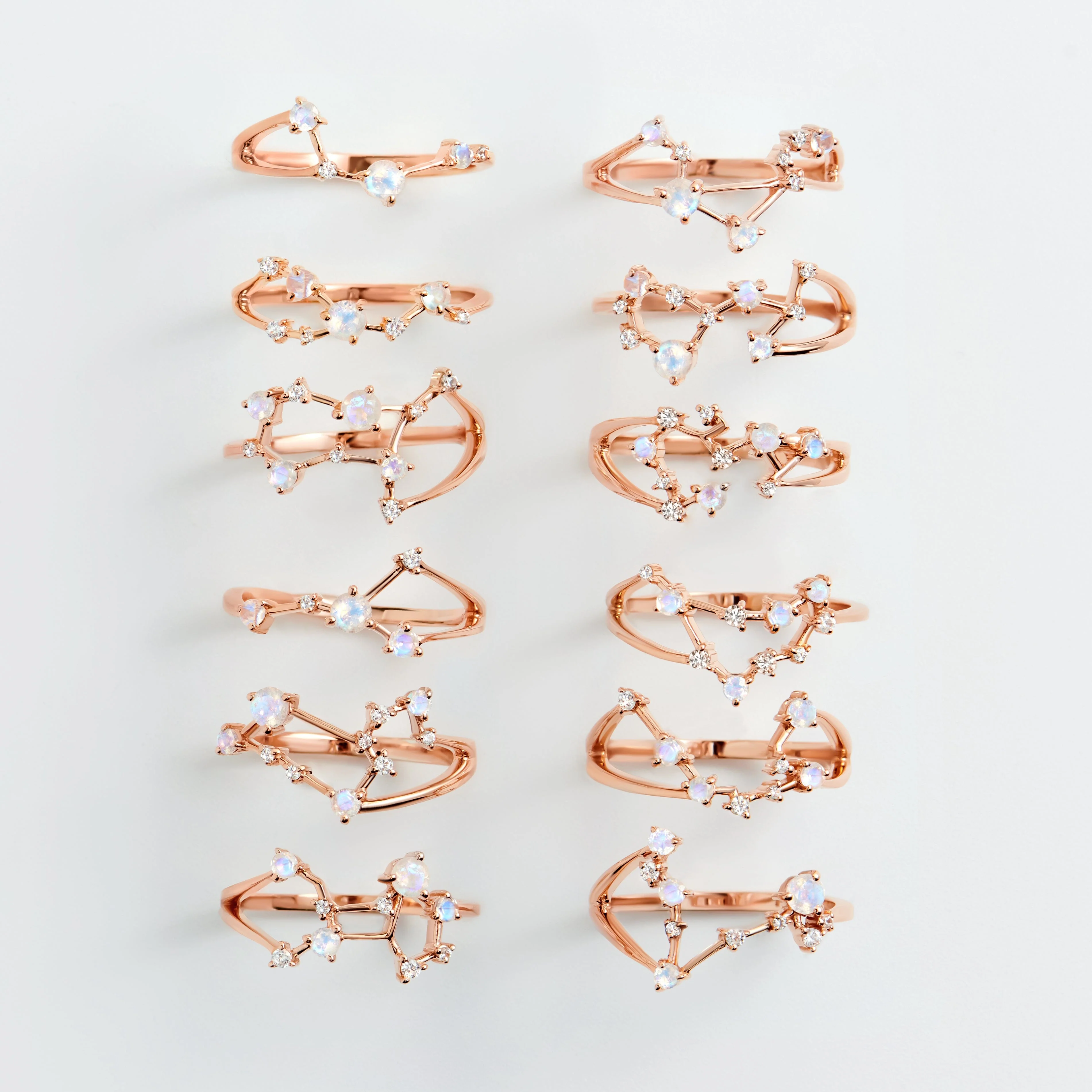 Moonstone Ring - Libra Zodiac Constellation - Image 24
