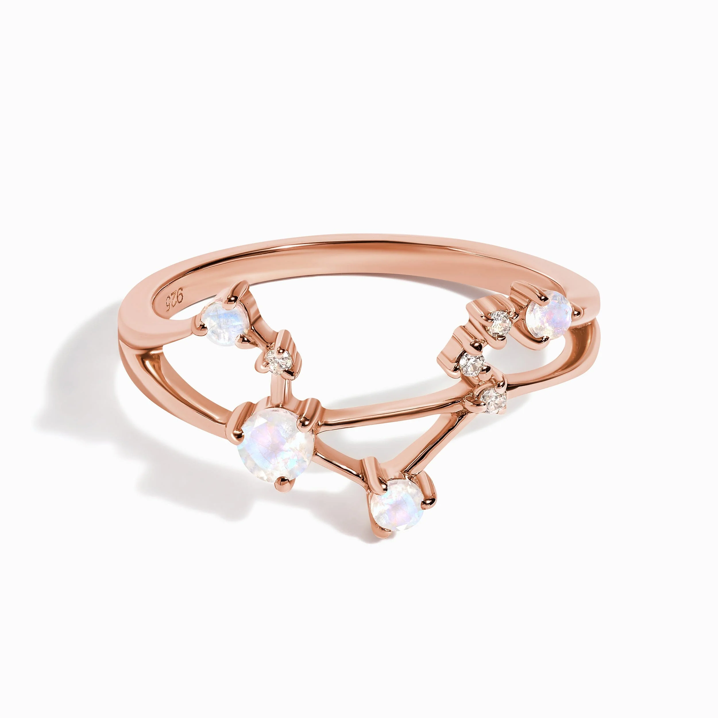 Moonstone Ring - Libra Zodiac Constellation - Image 3