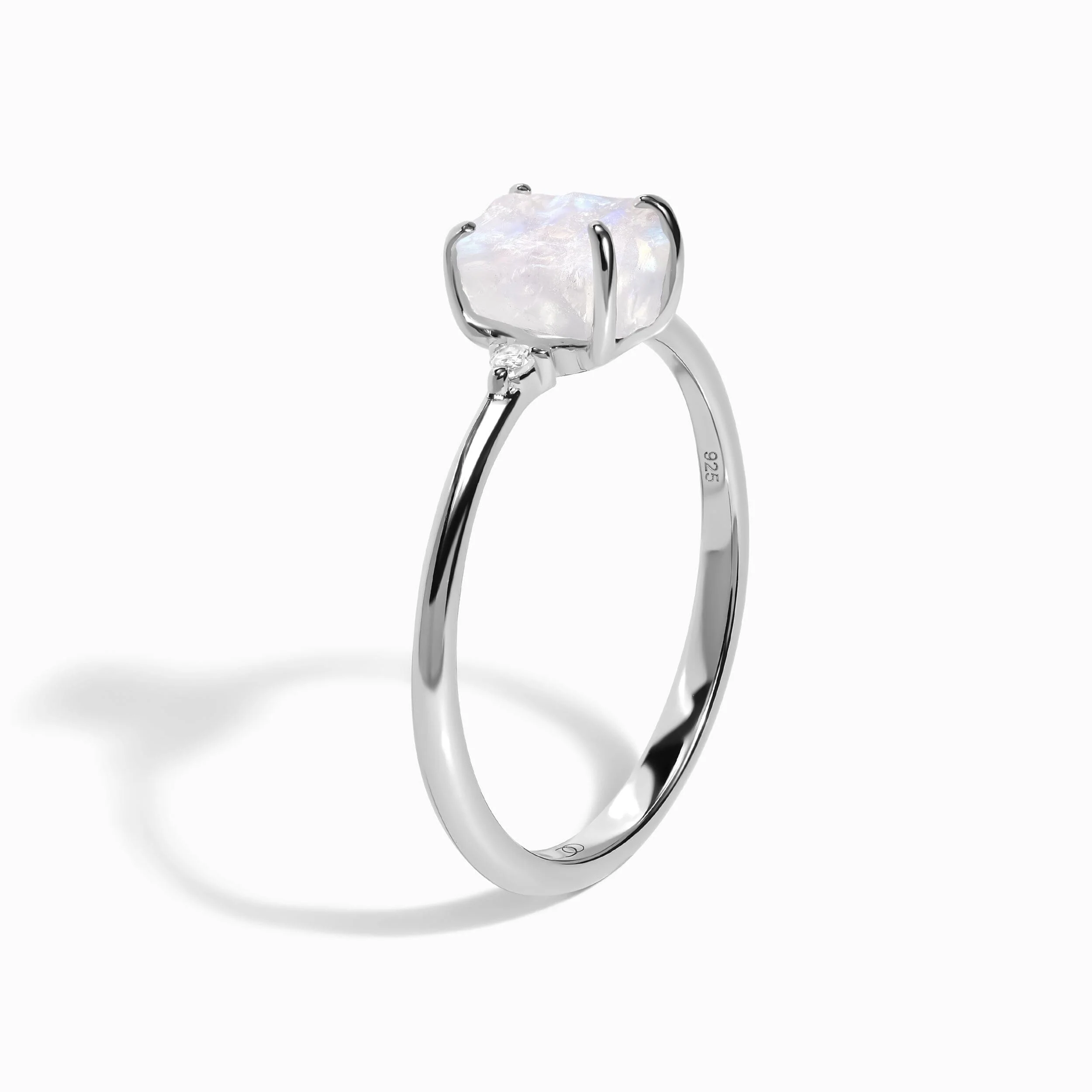 Moonstone Ring - Petite Raw Allure - Image 11
