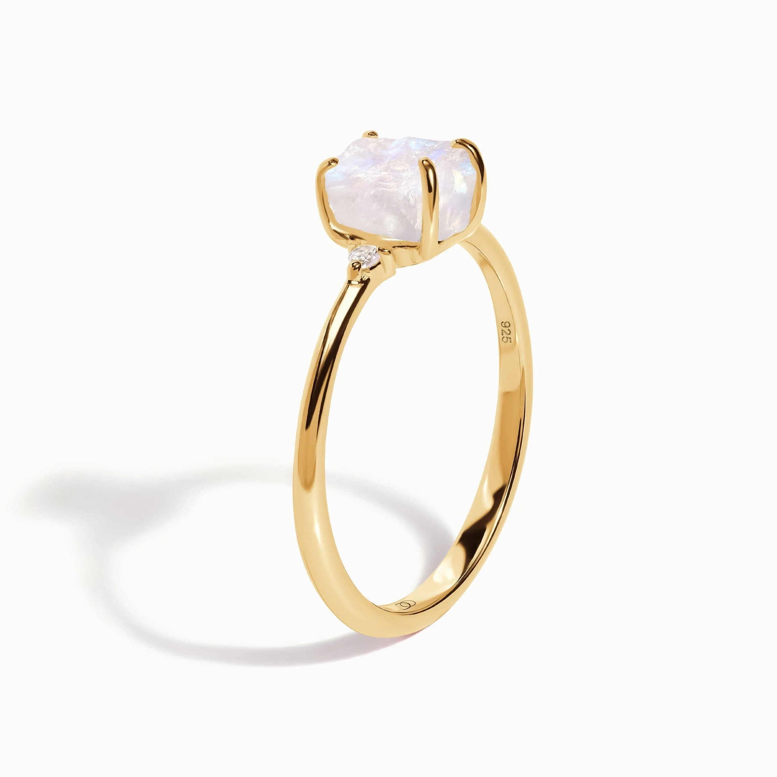 Moonstone Ring - Petite Raw Allure - Image 19