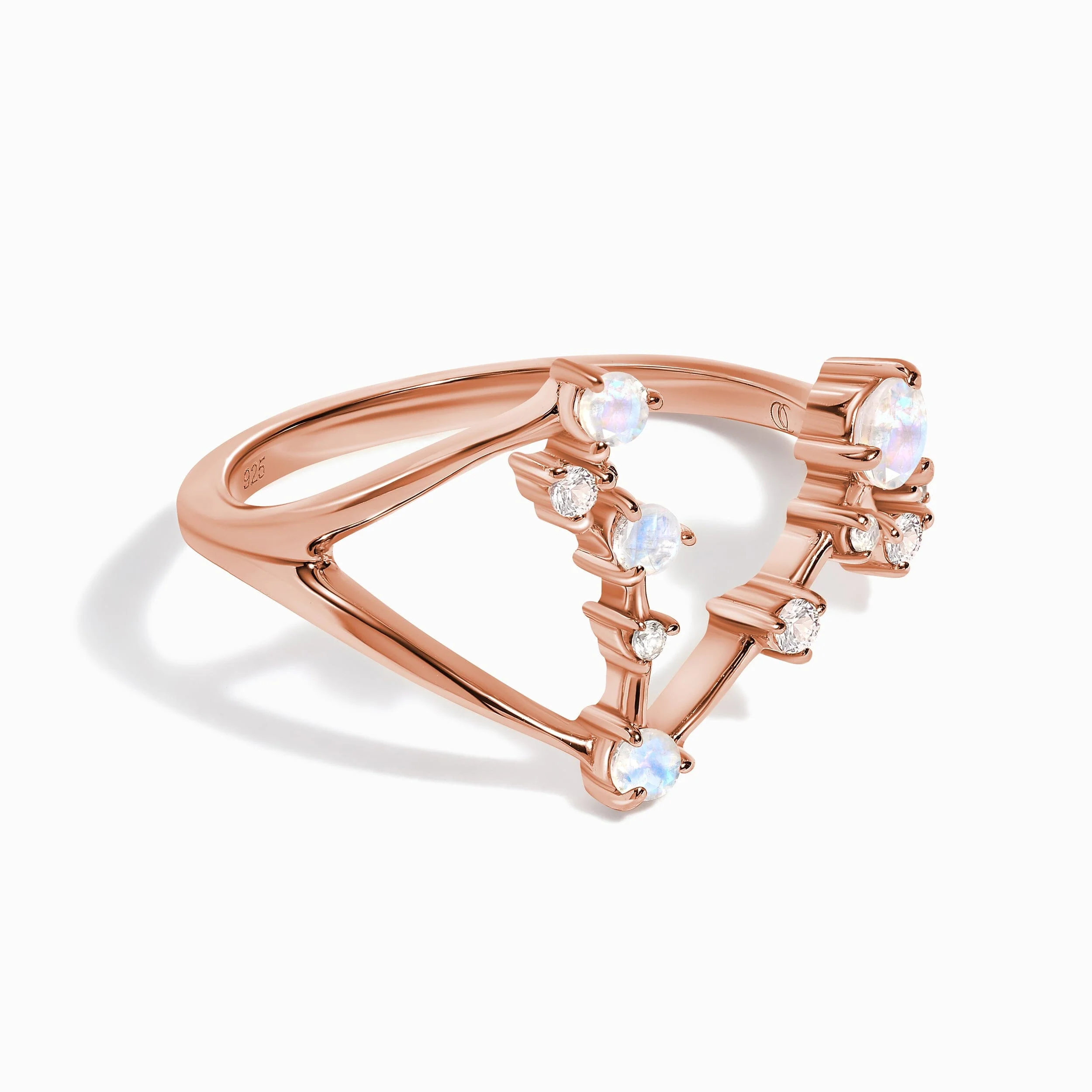 Moonstone Ring - Pisces Zodiac Constellation - Image 4