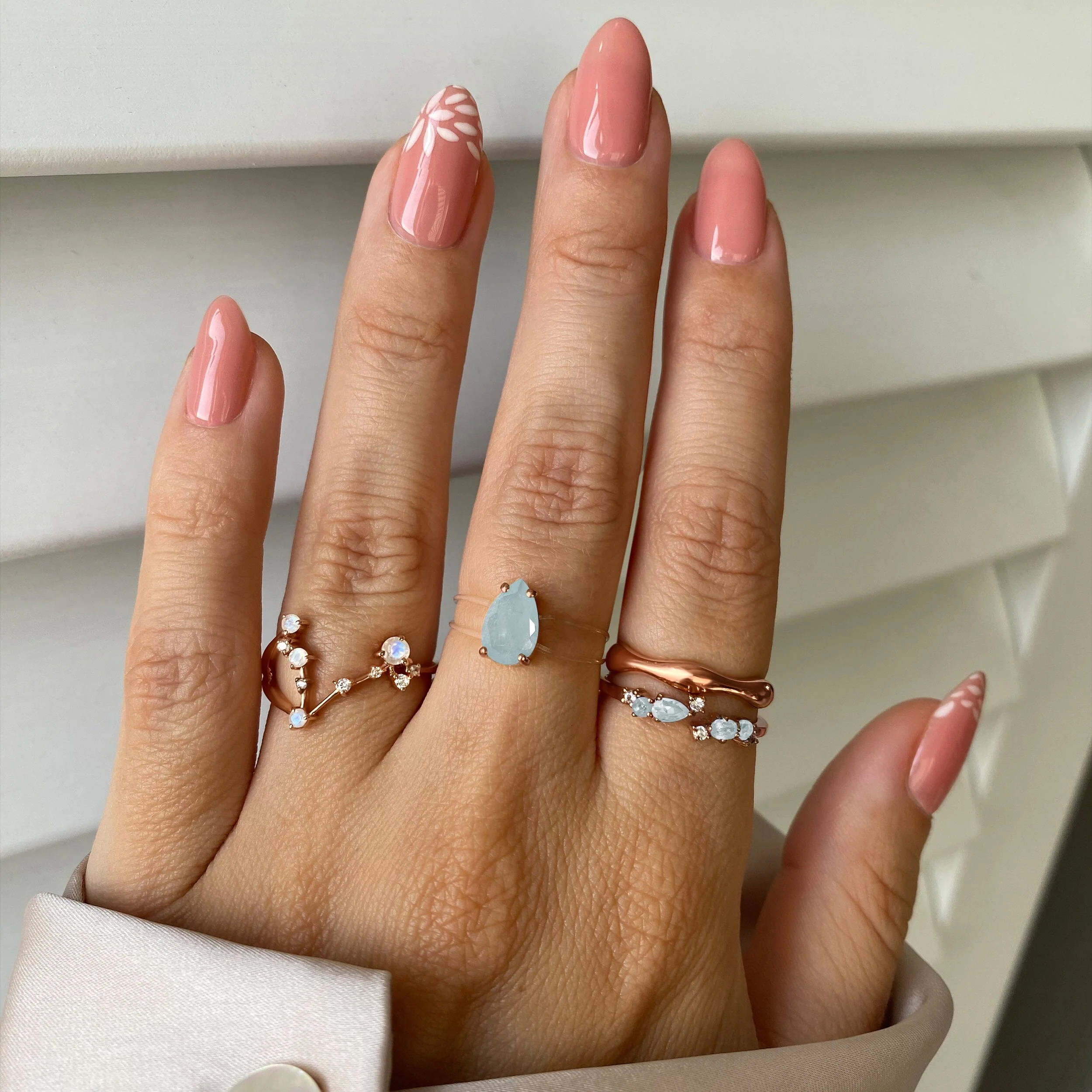Moonstone Ring - Pisces Zodiac Constellation - Image 6