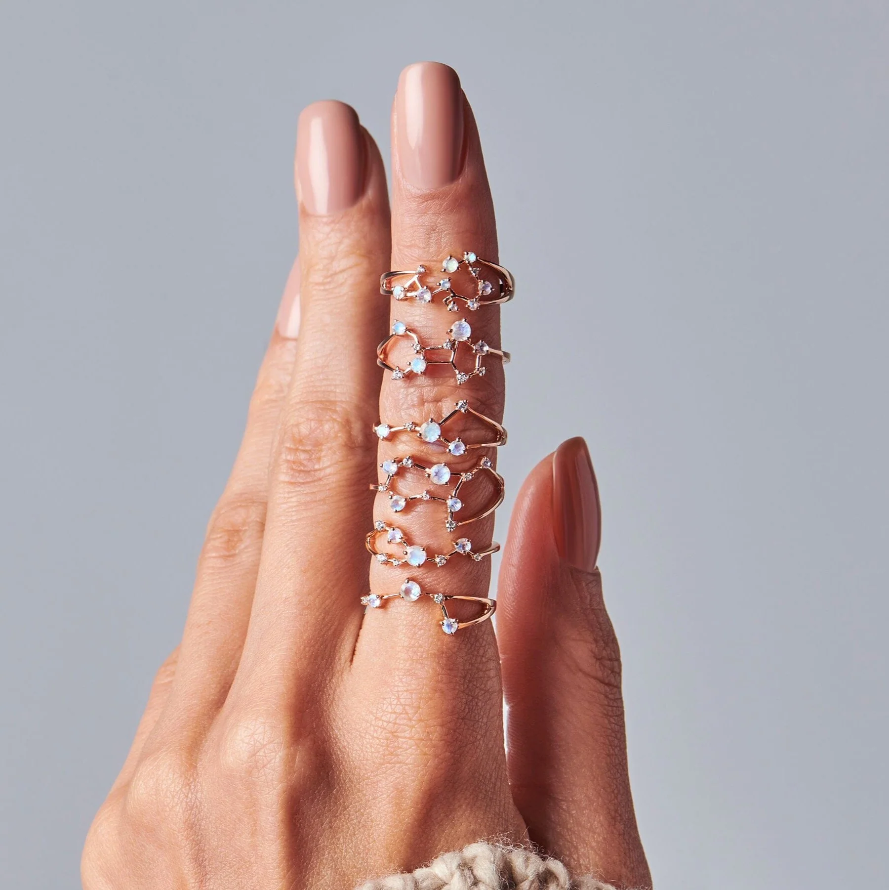 Moonstone Ring - Sagittarius Zodiac Constellation - Image 12