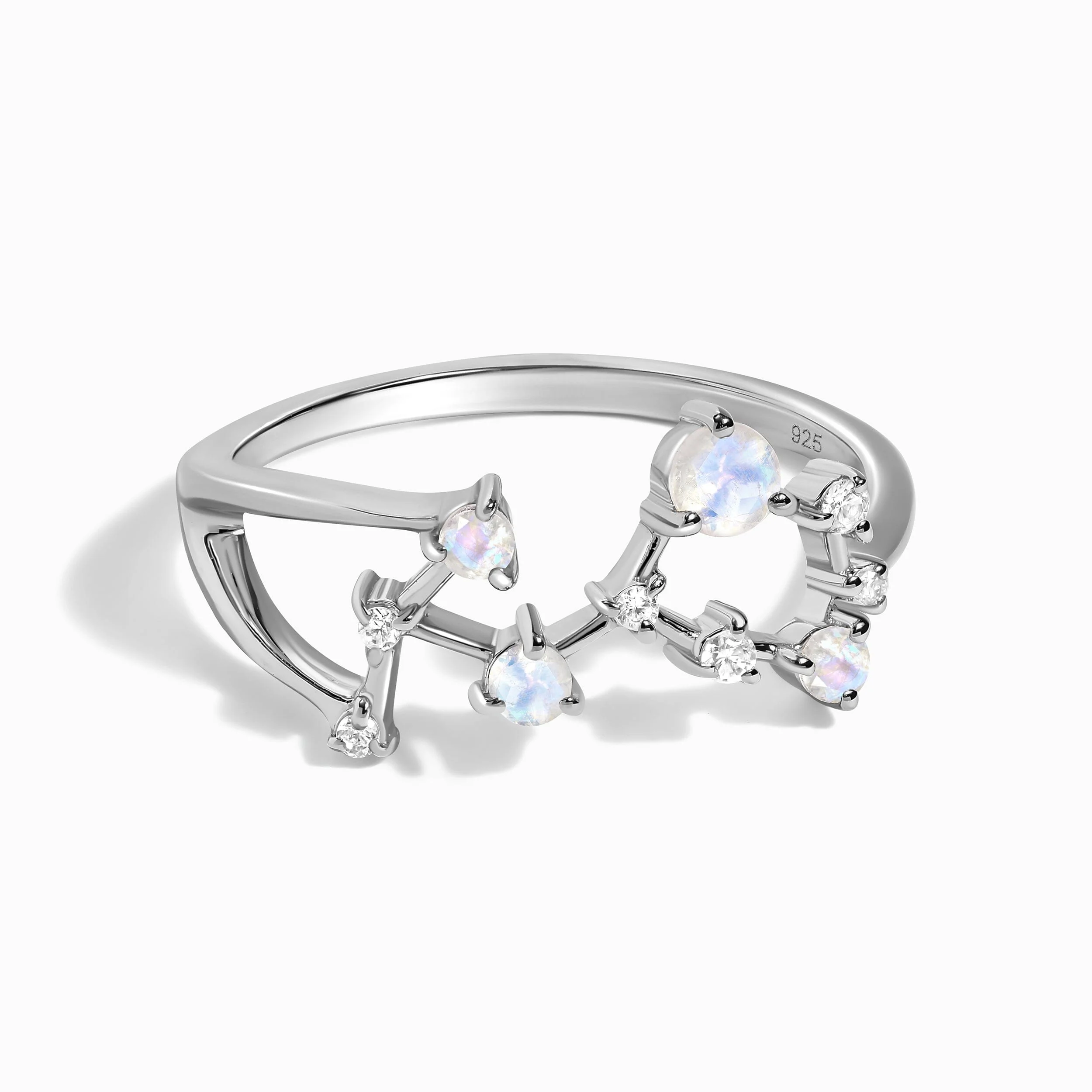 Moonstone Ring - Scorpio Zodiac Constellation - Image 2